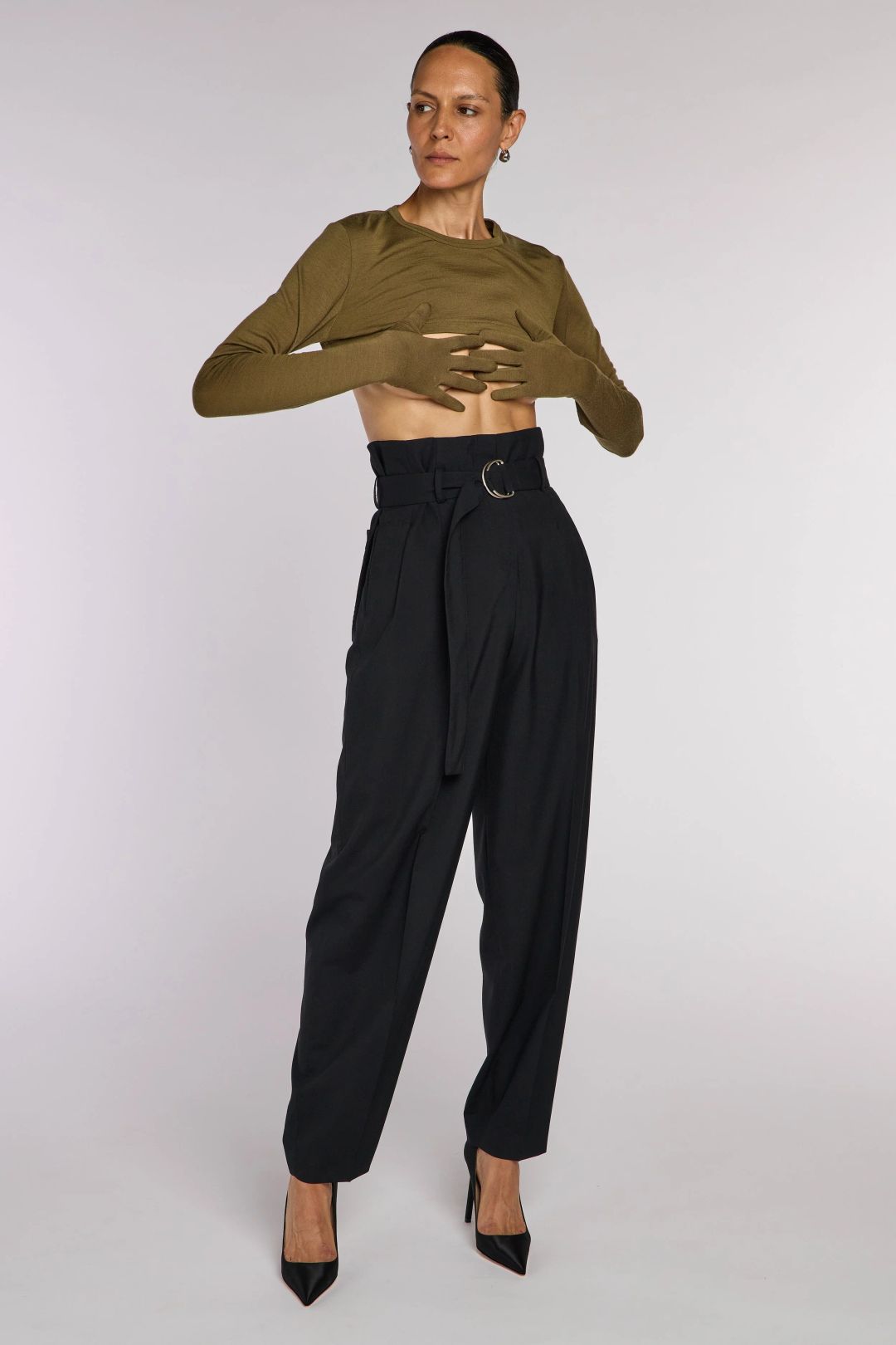 Comme des Garçons A/W 1987 Cropped Glove Top by COMME DES GARÇONS in size M from TOPS category