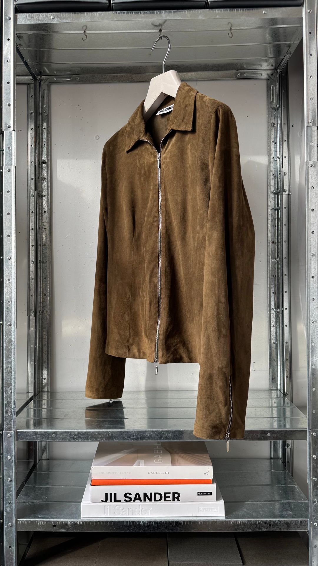 SUEDE JACKET by JIL SANDER in size M from COATS & JACKETS category