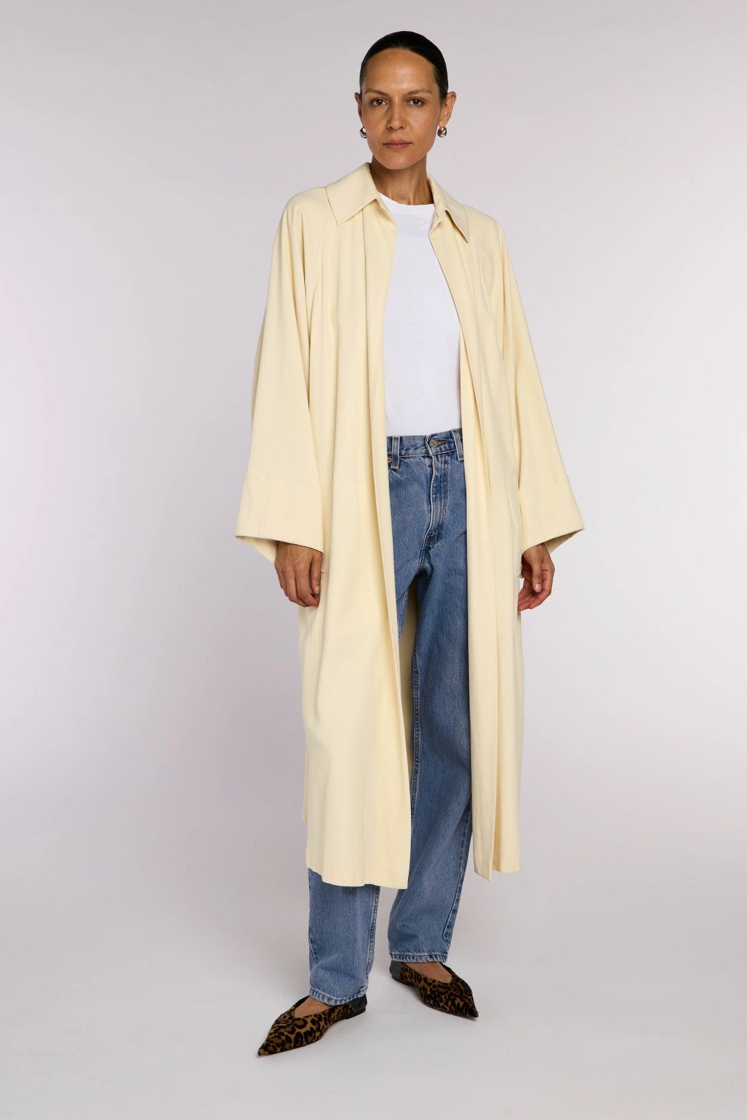 Alaïa S/S 1985 Car Coat With Open Back by Azzedine Alaïa in size FR 36 from COATS & JACKETS category