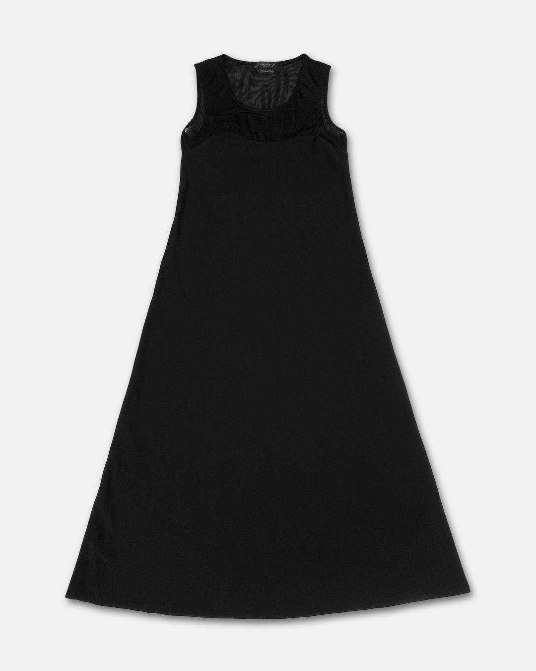 Marithé + François Girbaud 1990s Nylon Tank Dress Black by Marithé + François Girbaud in size XS from DRESSES category