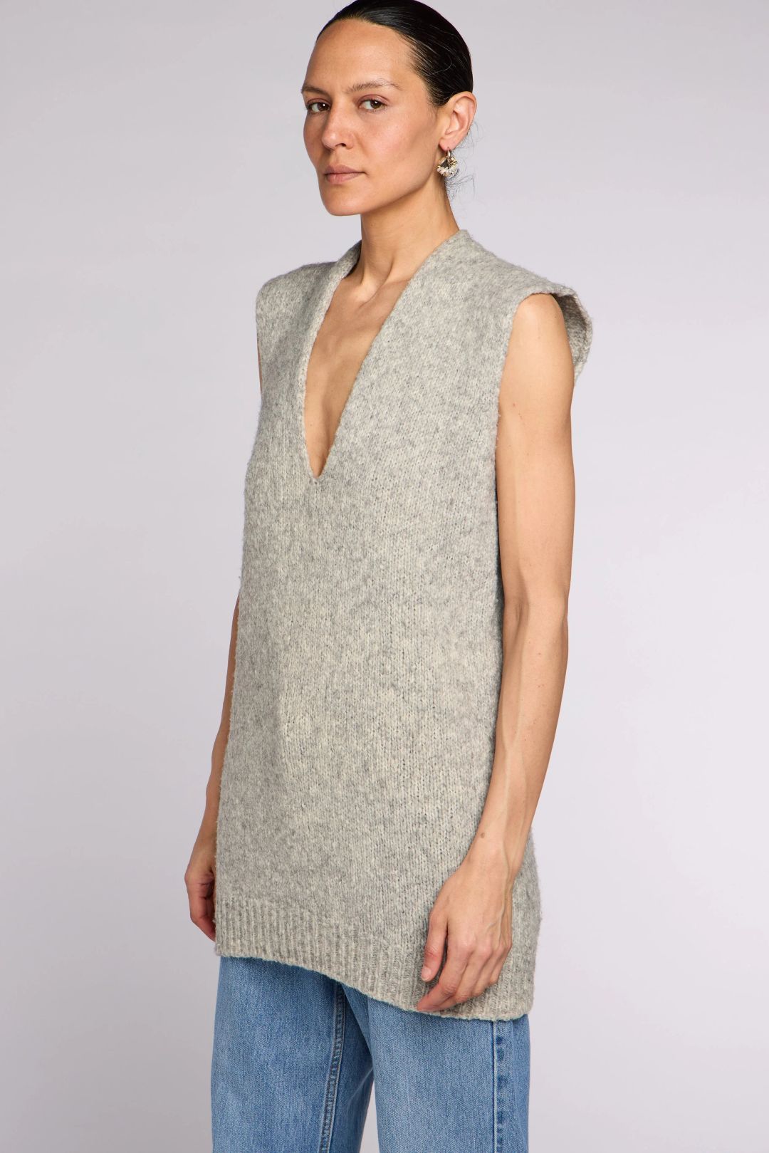 Maison Martin Margiela A/W 1998 Flat Collection Knitted Top by MAISON MARGIELA in size FR 42 from TOPS category