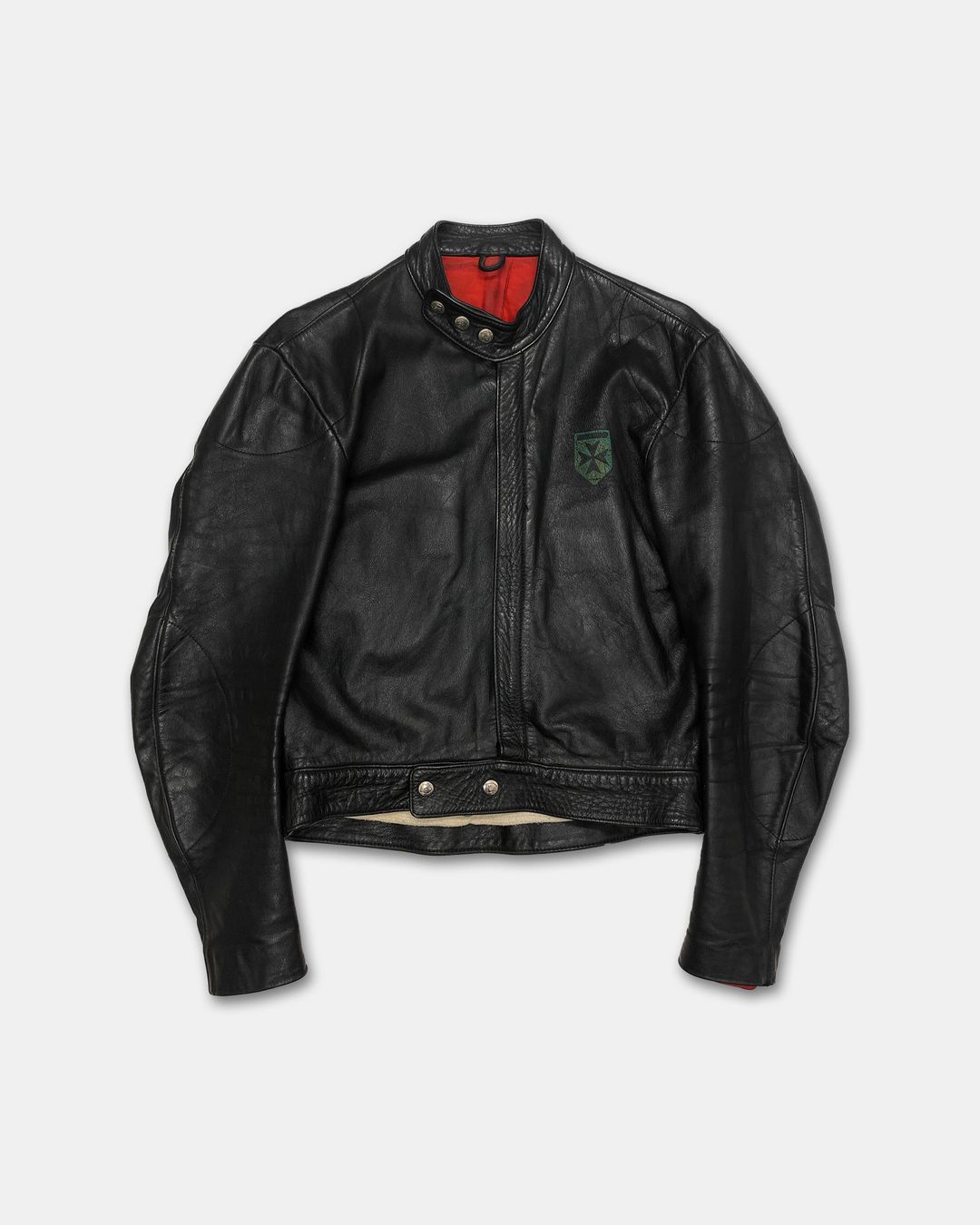 Harro 1980s Racing Leather Jacket Black by Harro in size ONE SIZE from COATS & JACKETS category