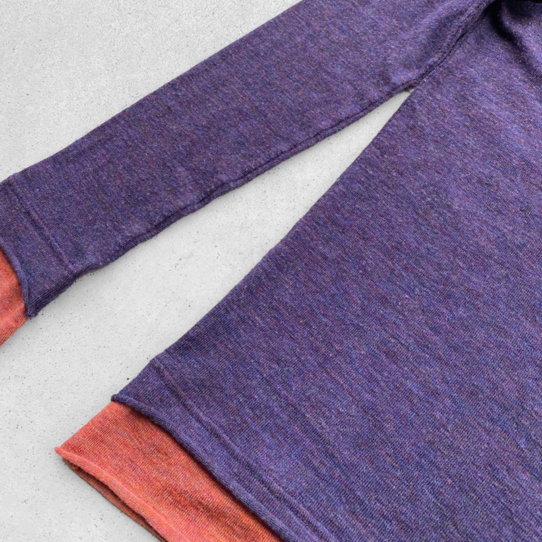 Yohji Yamamoto SS08 Double Layer Longsleeve by YOHJI YAMAMOTO in size M from TOPS category