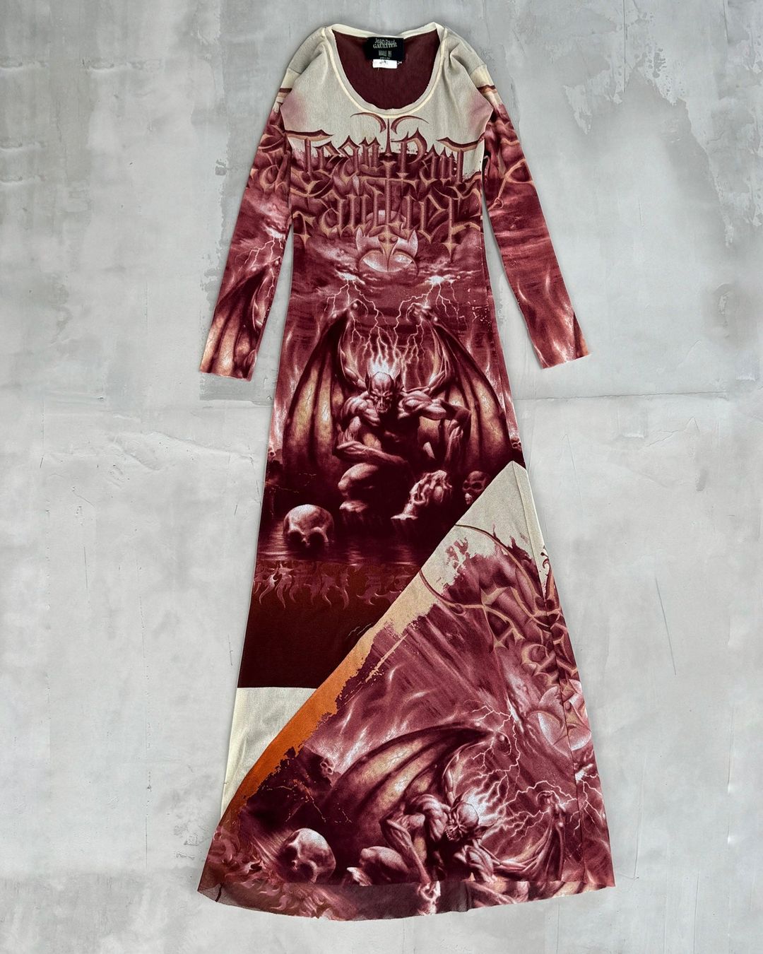 JEAN PAUL GAULTIER JPG SS01 SATAN HELL MESH DRESS - S by JEAN PAUL GAULTIER in size S from DRESSES category