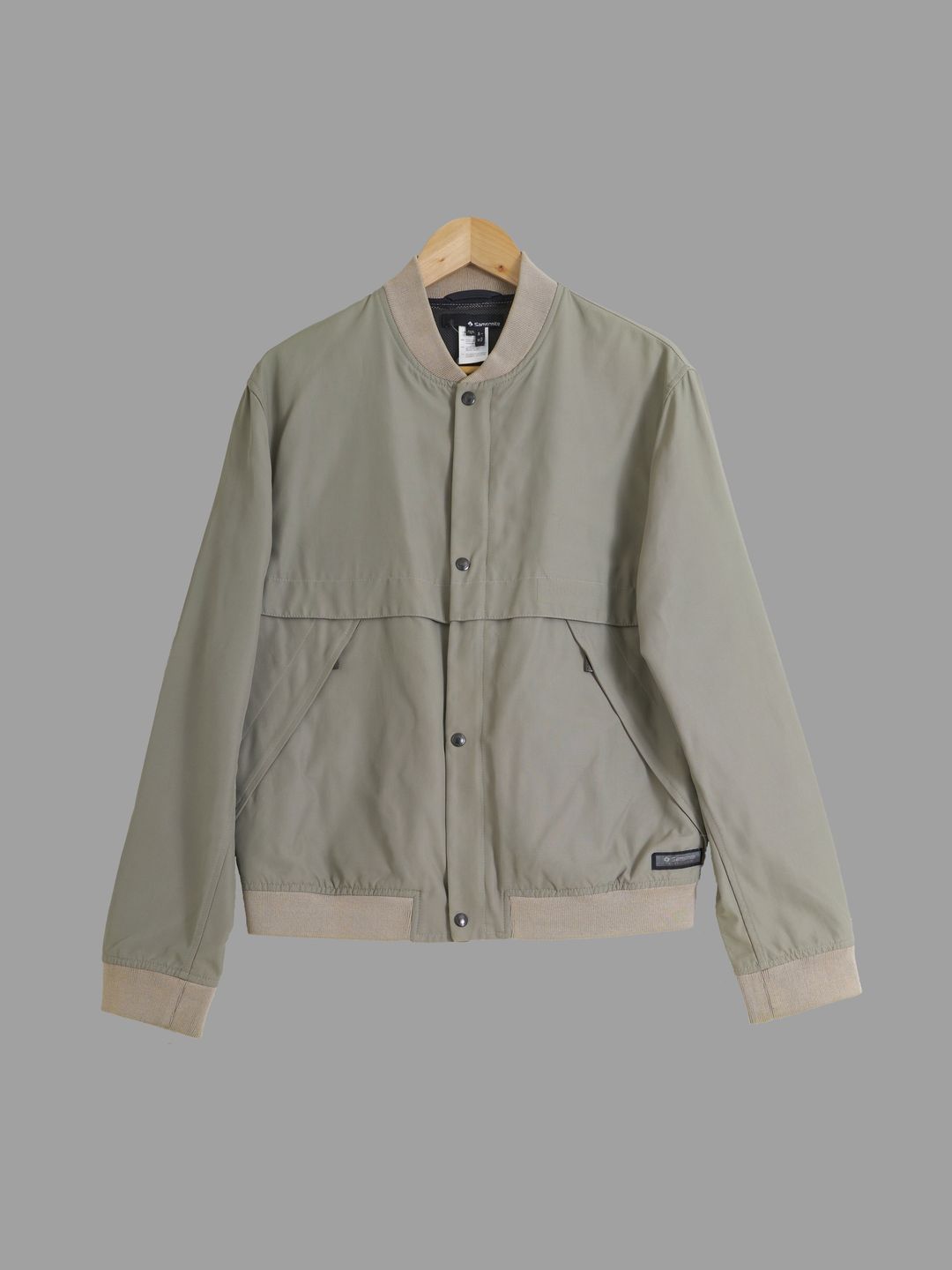 Samsonite greeny beige nylon interior pocket bomber jacket - size 46 by Samsonite in size EU 46 from COATS & JACKETS category