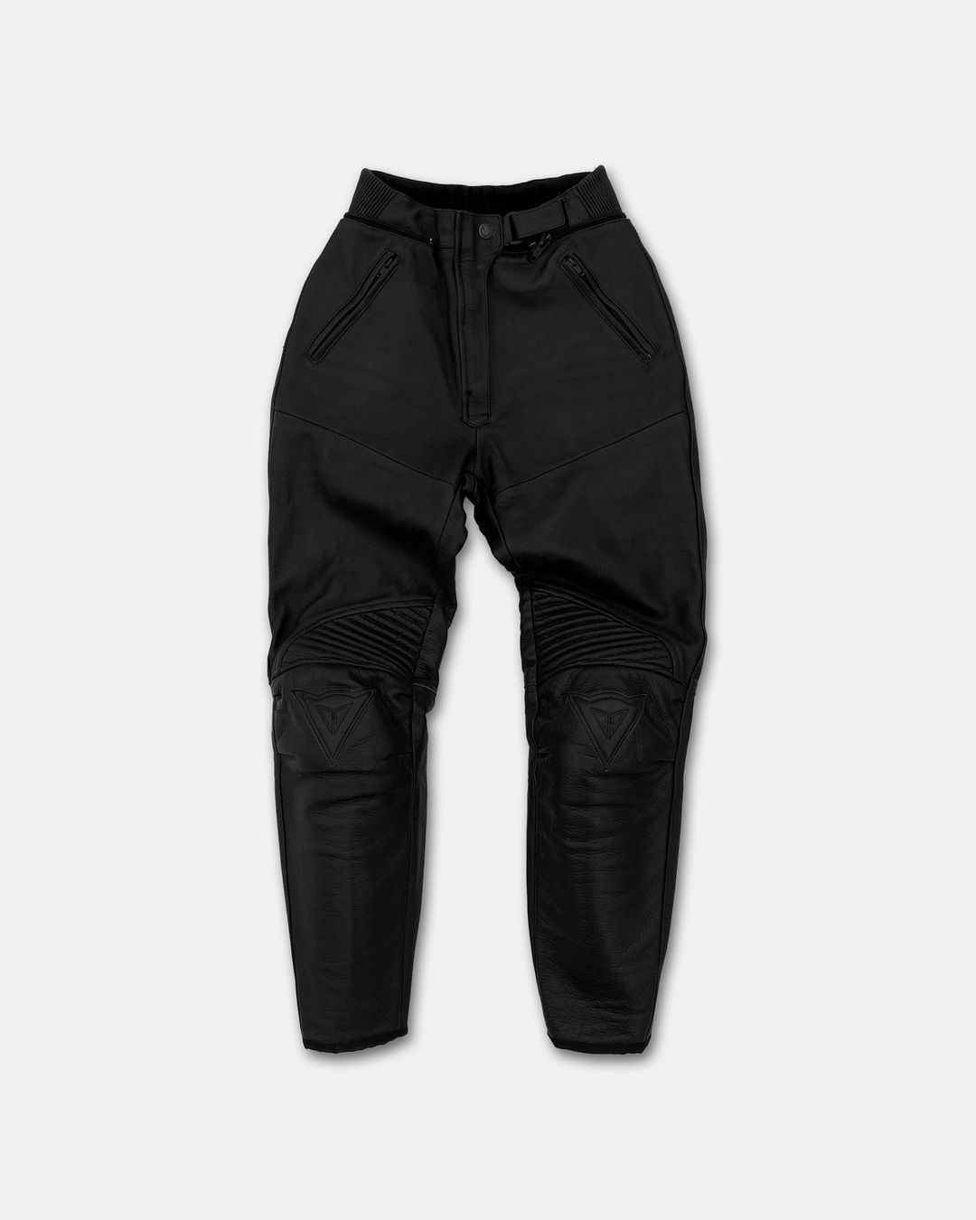 Dainese 1970s Racing Leather Pants Black Yellow by Dainese in size XS from TROUSERS category