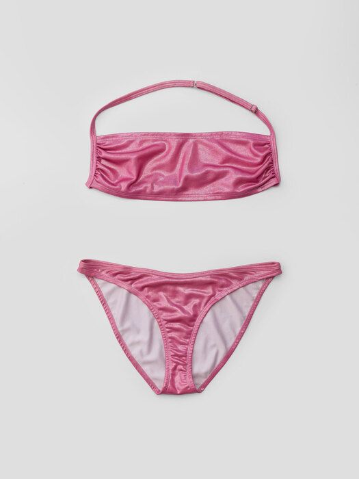 Plein Sud Pink Bikini Set by PLEIN SUD in size ONE SIZE from SWIMSUITS category