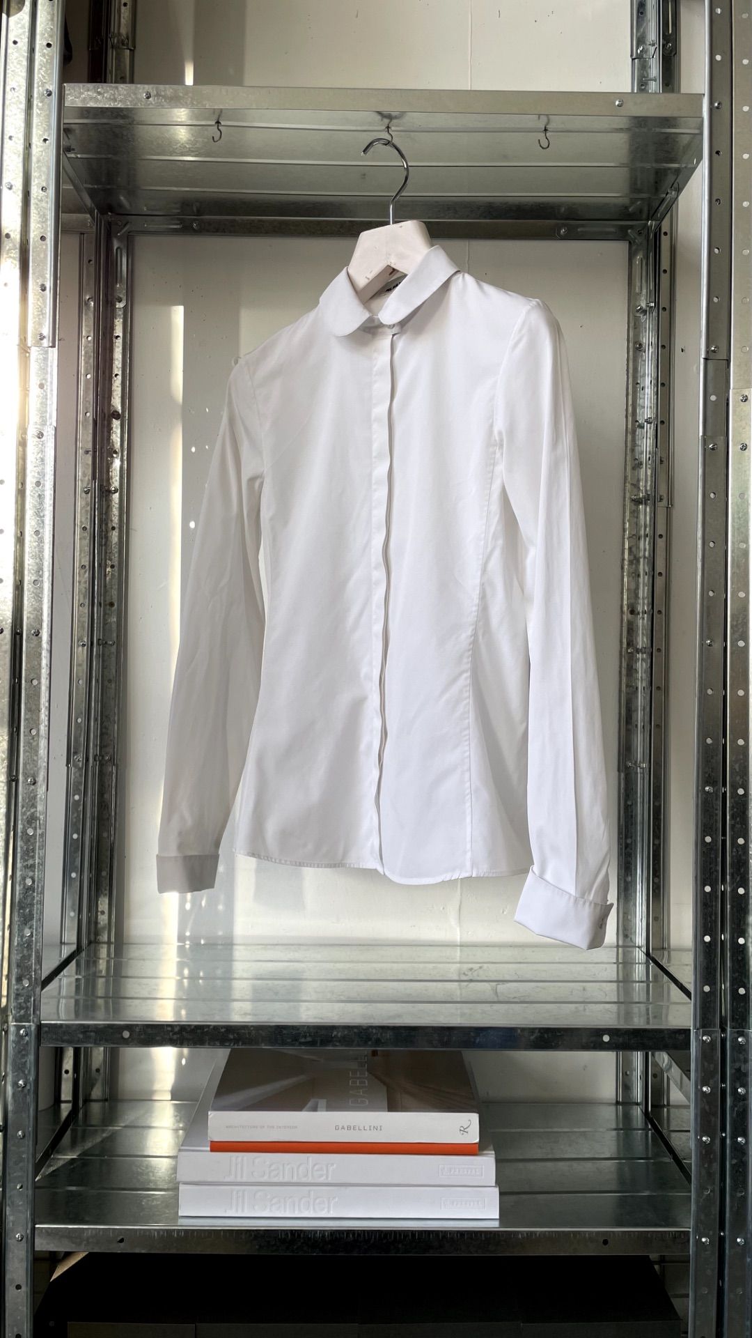 ROUND COLLAR BLOUSE by JIL SANDER in size AU/UK 8 from SHIRTS category