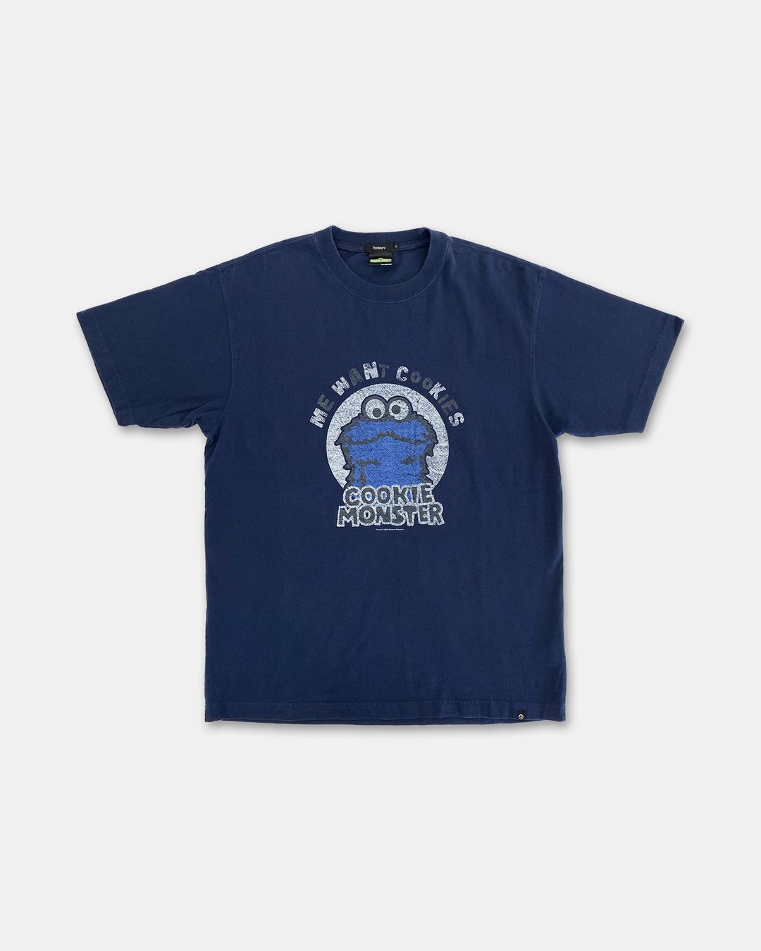 Sesame Street 2009 Cookie Monster T-Shirt Navy by Sesame Street in size L from TOPS category