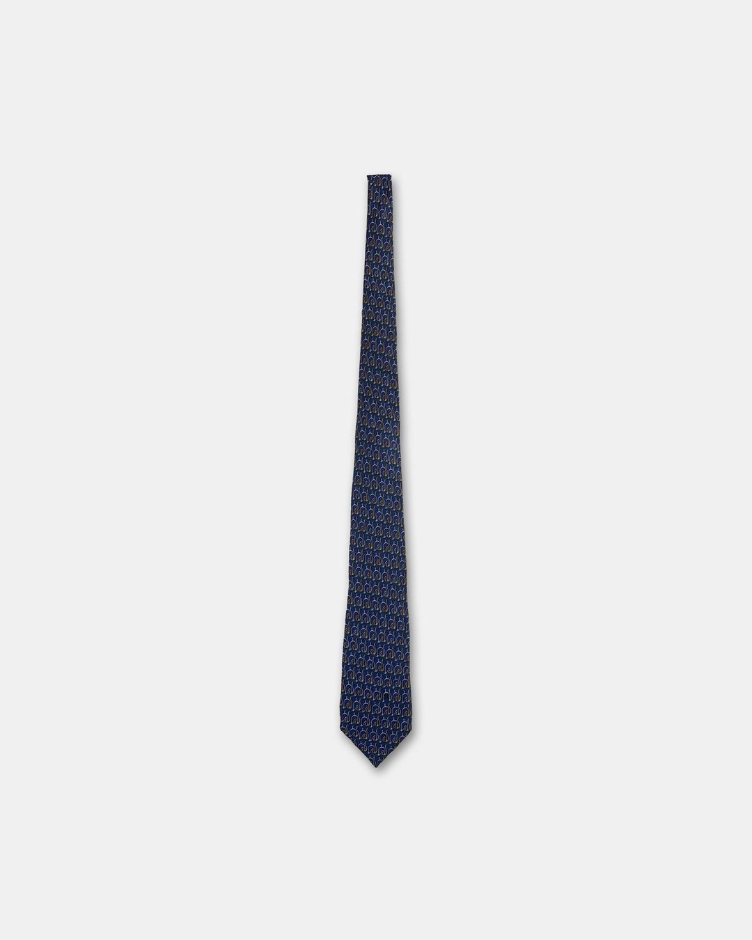 Céline 1990s Spurs Monogram Tie Blue by Celine in size ONE SIZE from ACCESSORIES category