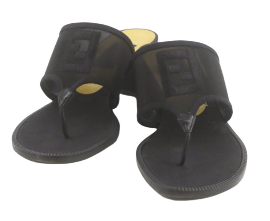 Fendi Mesh Zucca Logo Sandals Sz 38 by FENDI in size EU 38 from SHOES category