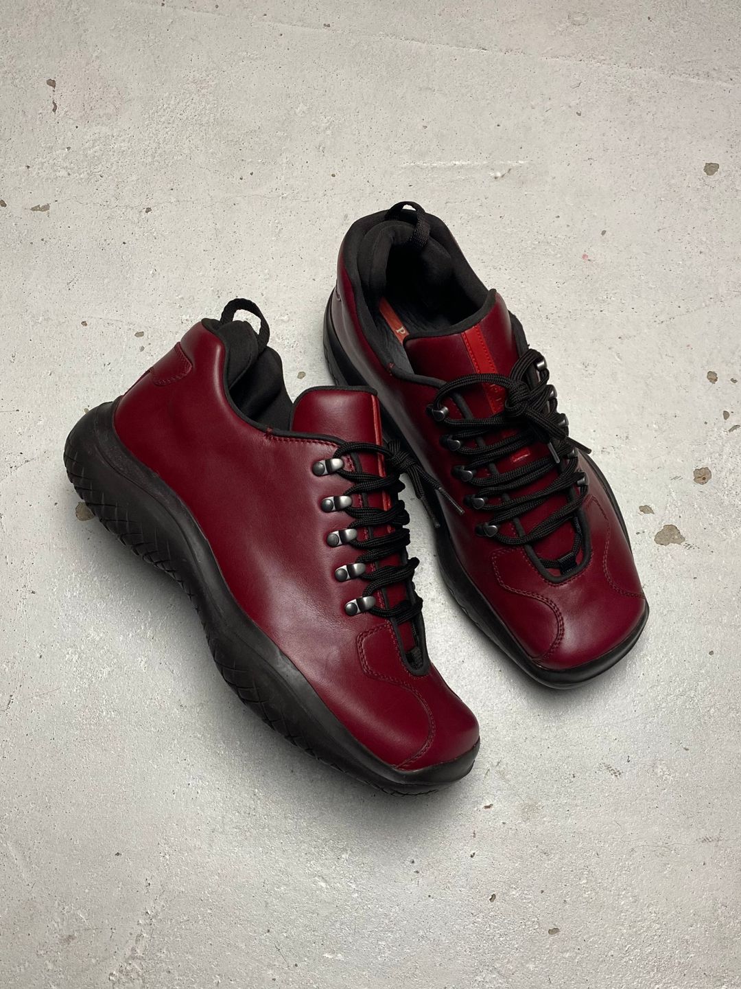 FW 99 Prada Sport Square Toe Hiking Boots by PRADA in size AU/UK 10 from SHOES category