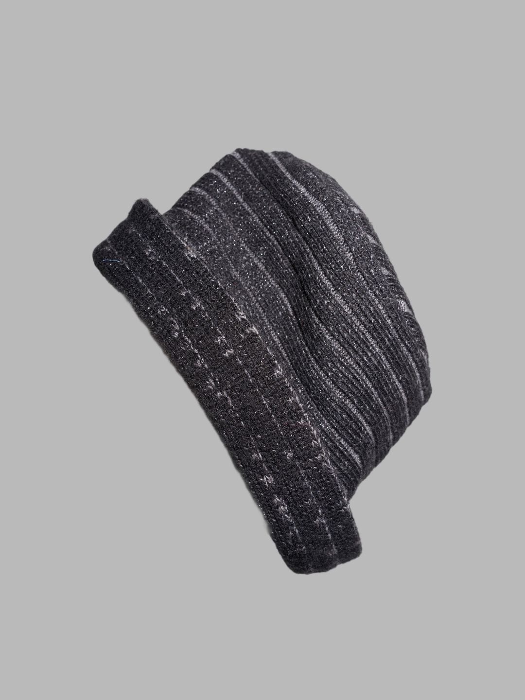 Jean Colonna dark grey knitted bucket hat by Jean Colonna in size ONE SIZE from ACCESSORIES category
