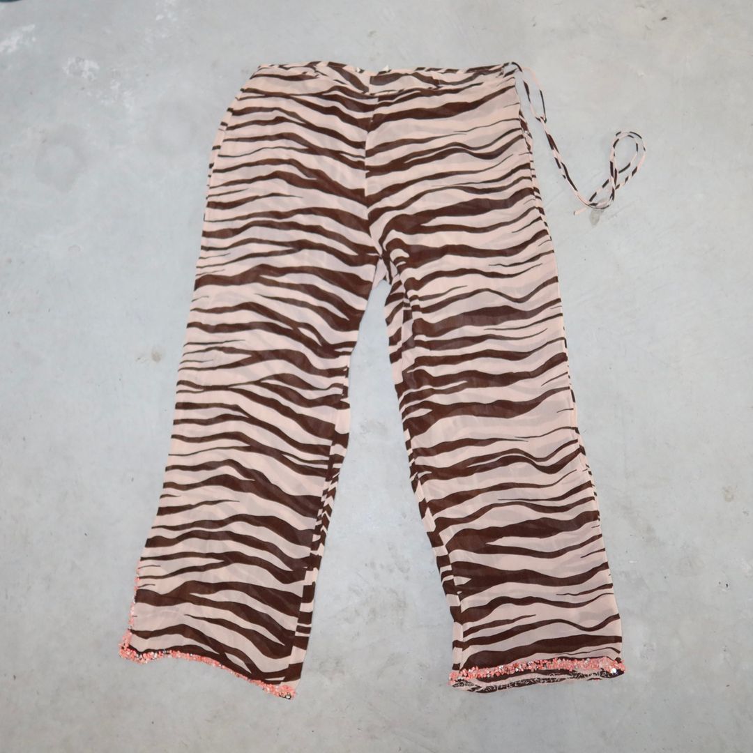 Blumarine SS2000 Beaded Pants by BLUMARINE in size AU/UK 14 from TROUSERS category