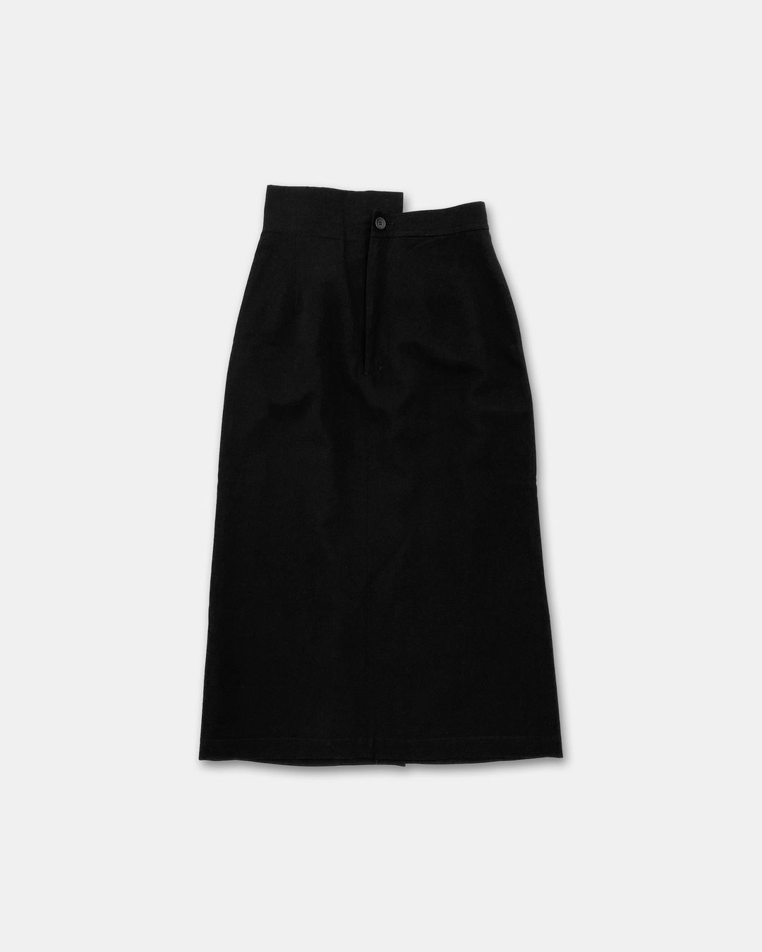 Comme des Garçons 1988 Asymmetrical Wool Skirt Black by COMME DES GARÇONS in size M from SKIRTS category