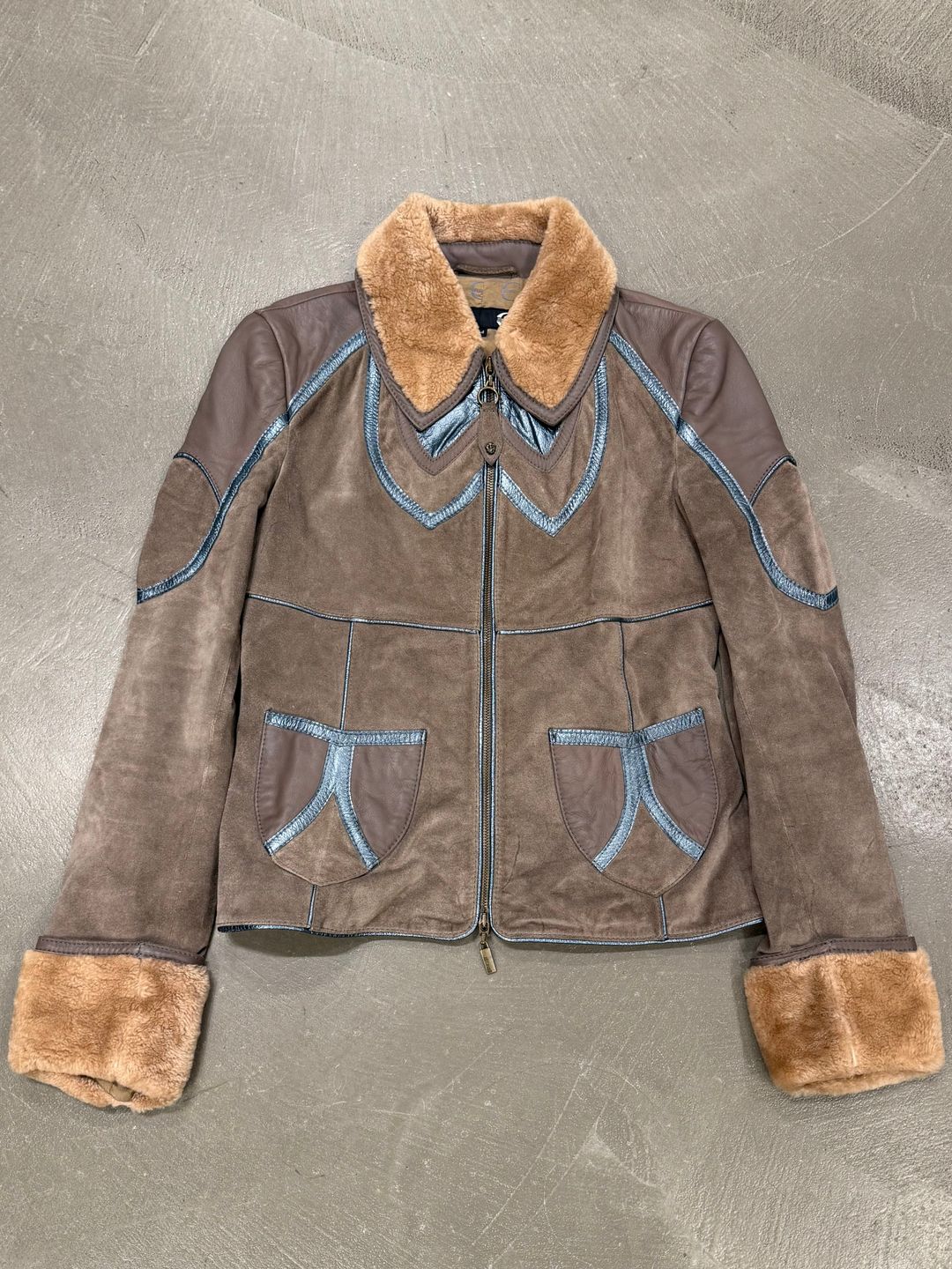 2000s Cavalli paneled jacket by ROBERTO CAVALLI in size EU 44 from COATS & JACKETS category