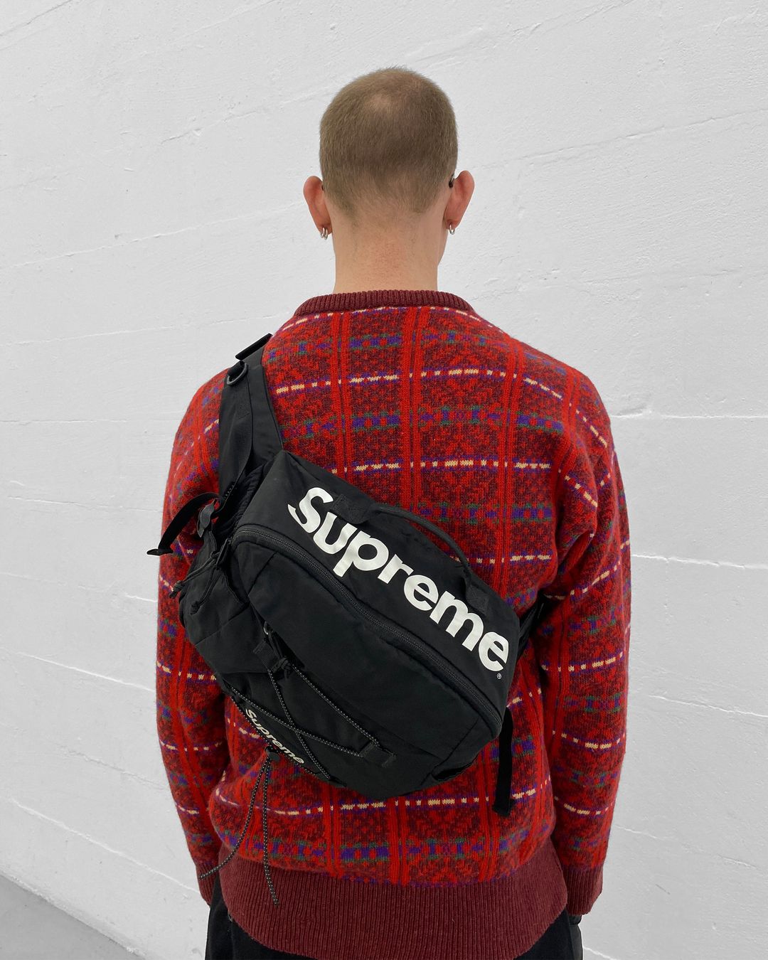 Supreme SS2017 Ripstop Waist Shoulder Bag Black by SUPREME in size ONE SIZE from BAGS category