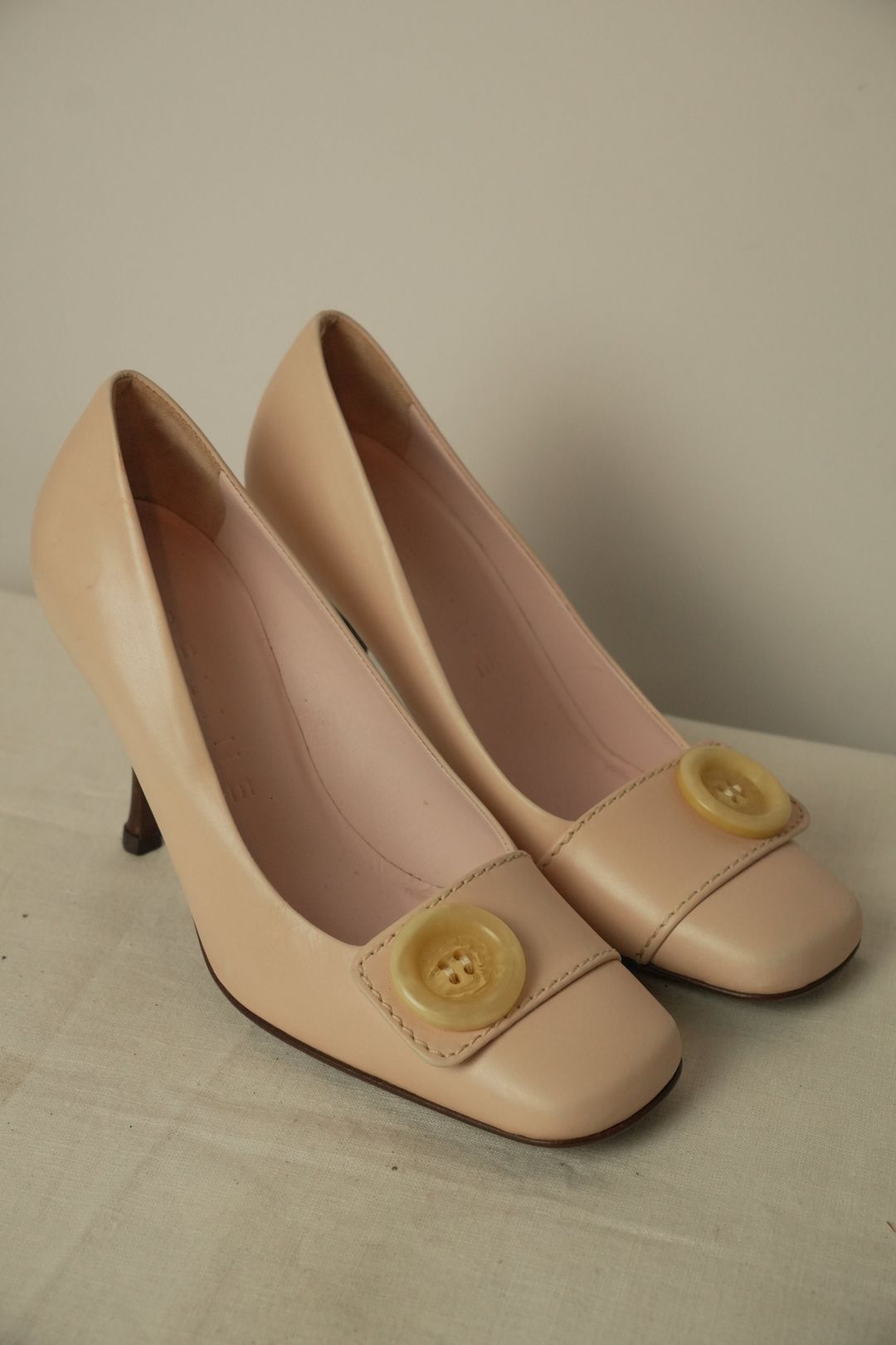 Celine Michael Kors Era Button Pink Pumps Heels Sz36.5 by CÉLINE in size EU 36 from SHOES category