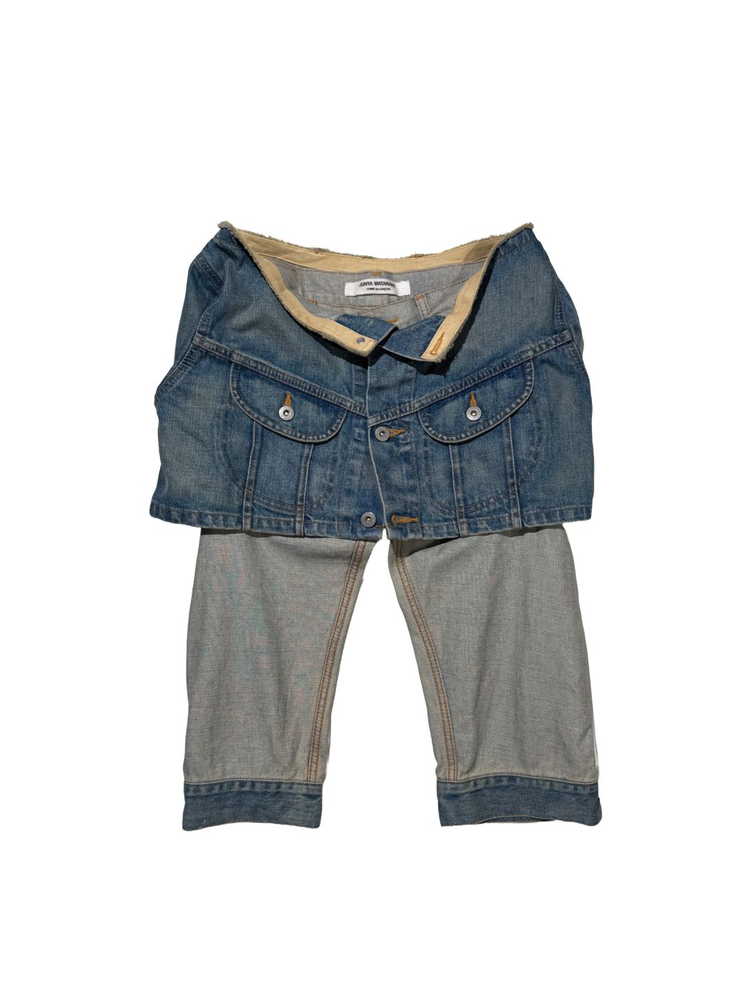 Junya Watanabe SS 2006 Denim Jacket Capris by JUNYA WATANABE in size W28 from COATS & JACKETS category