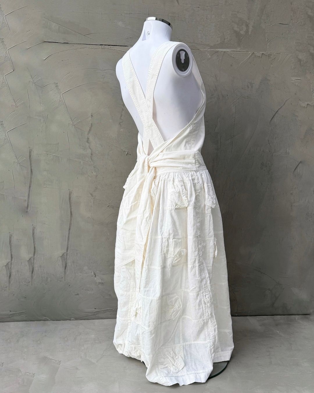 Issey Miyake IS Cotton White Maxi Dress – M by ISSEY MIYAKE in size M from DRESSES category