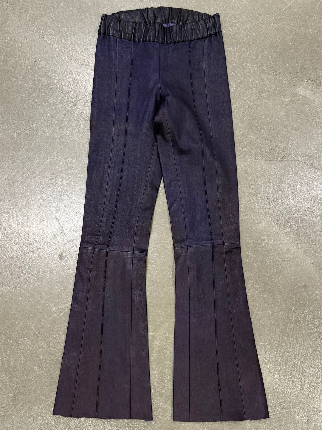 2010s Roberto Cavalli leather flared pants by ROBERTO CAVALLI in size IT 40 from TROUSERS category