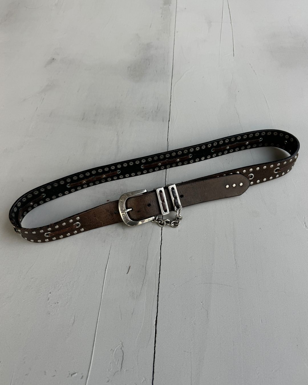 Harley Davidson Leather Studded Belt - W32-36" by Harley Davidson in size ONE SIZE from ACCESSORIES category