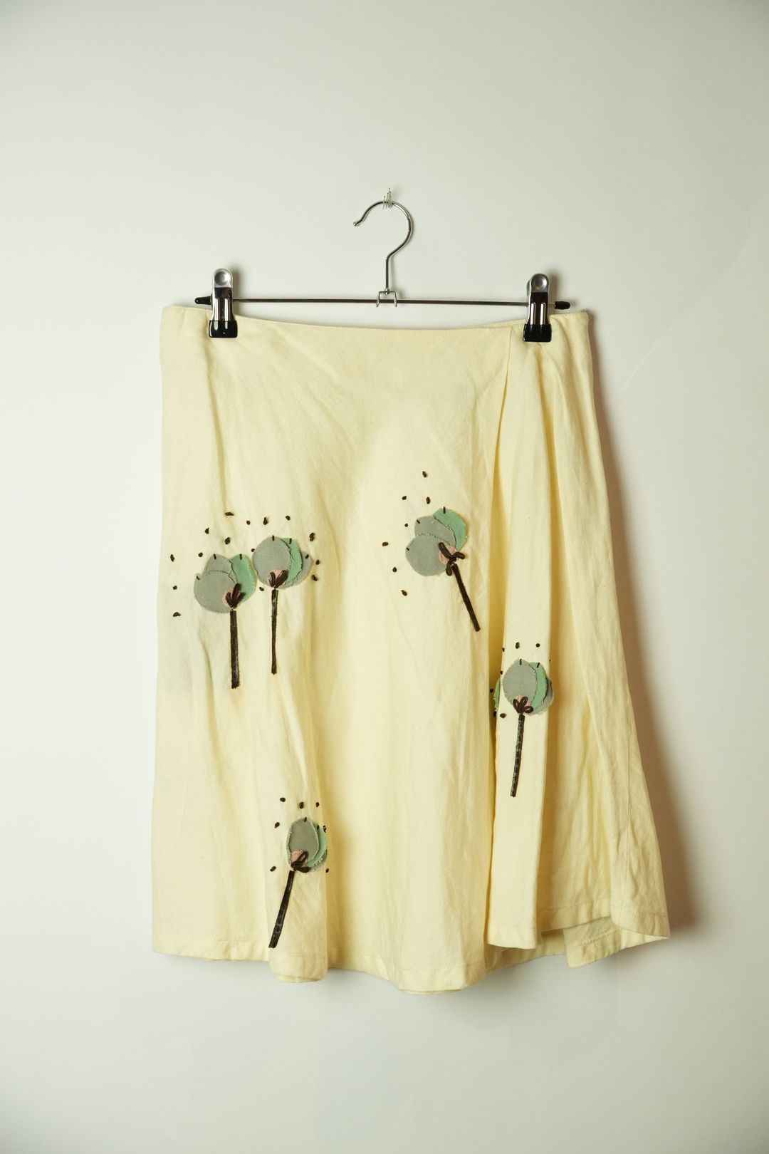 Marni Embellished Linen Blend Floral Circle Skirt by MARNI in size S from SKIRTS category