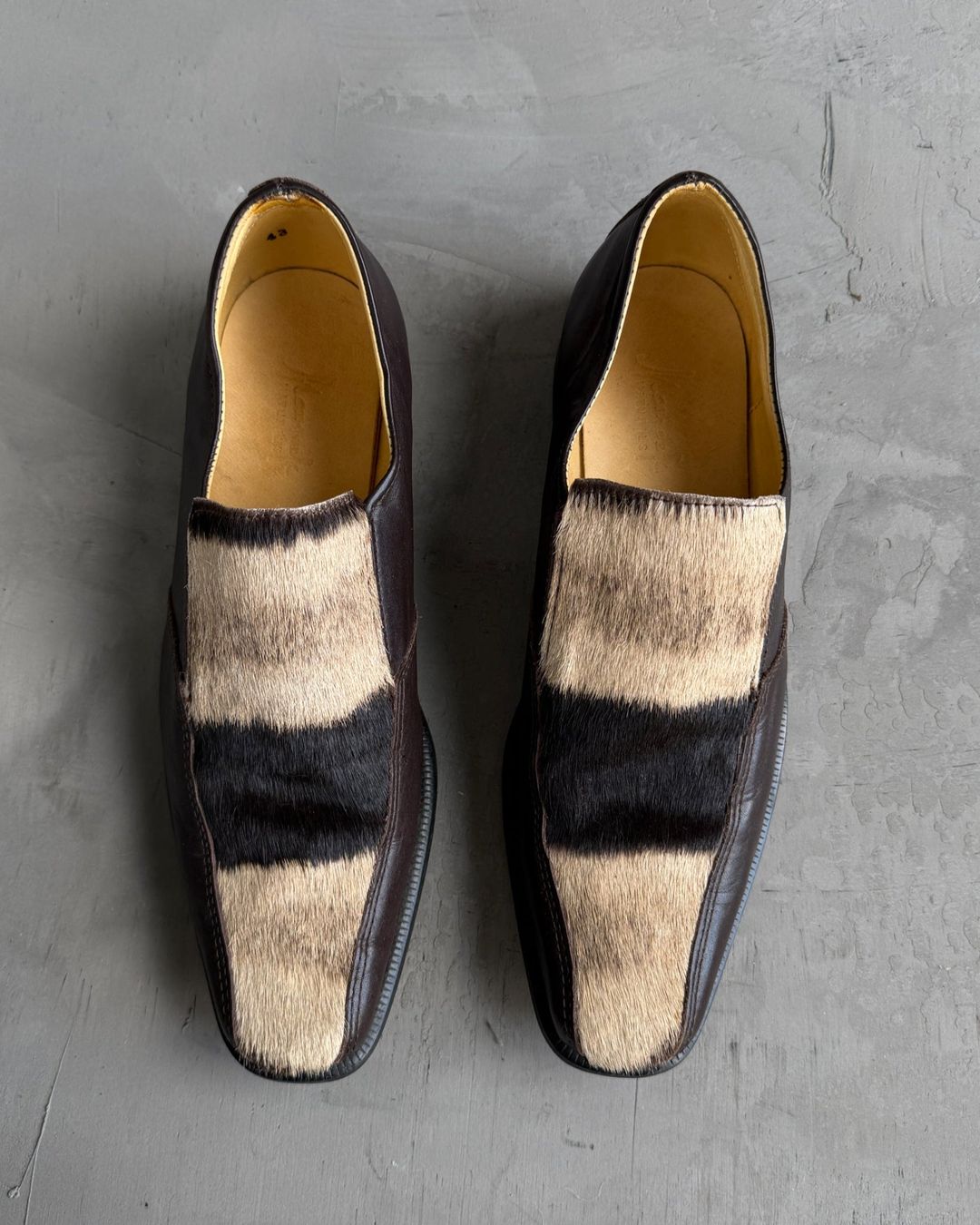 Manock Zebra Skin Loafers – EU 43 by Manock in size EU 43 from SHOES category