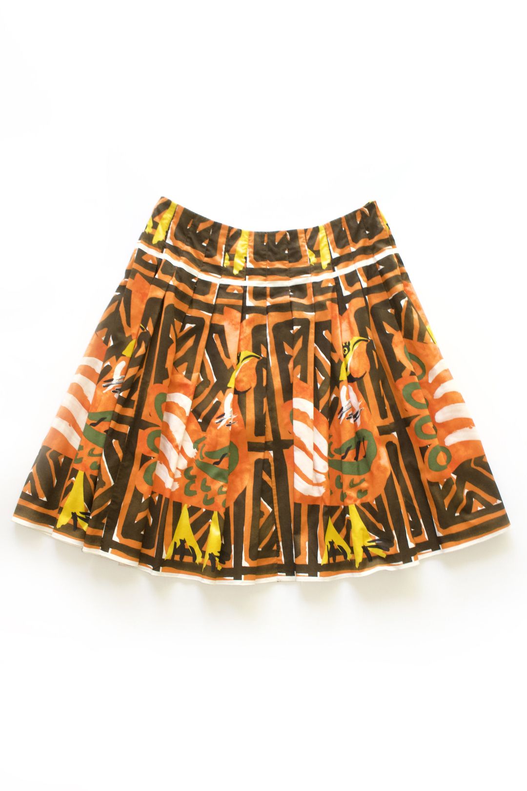 Prada SS 2005 patterned A-line skirt by PRADA in size IT 42 from SKIRTS category