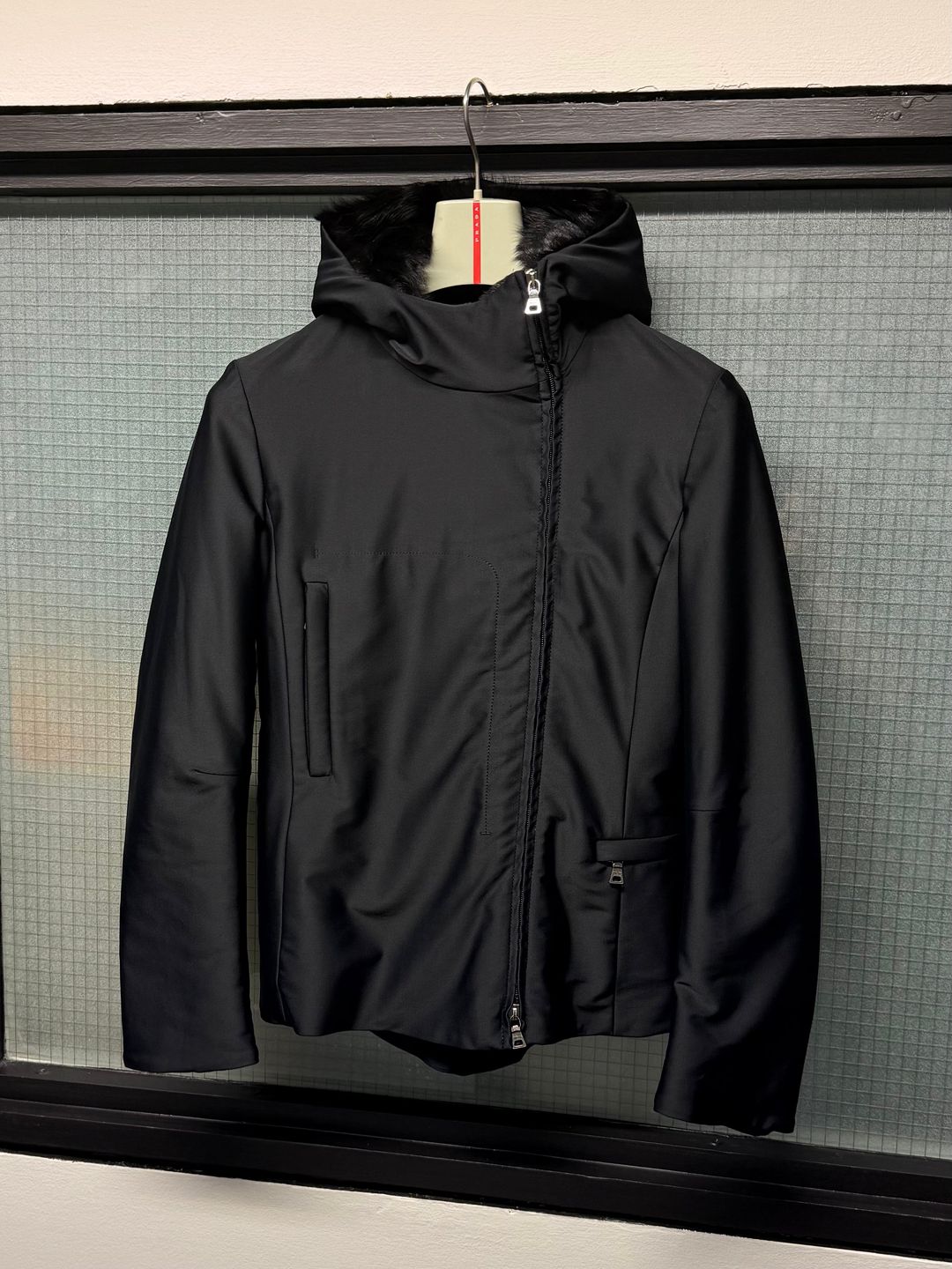 Prada Sport Fur Lined Hood Ski Jacket by PRADA in size ONE SIZE from COATS & JACKETS category