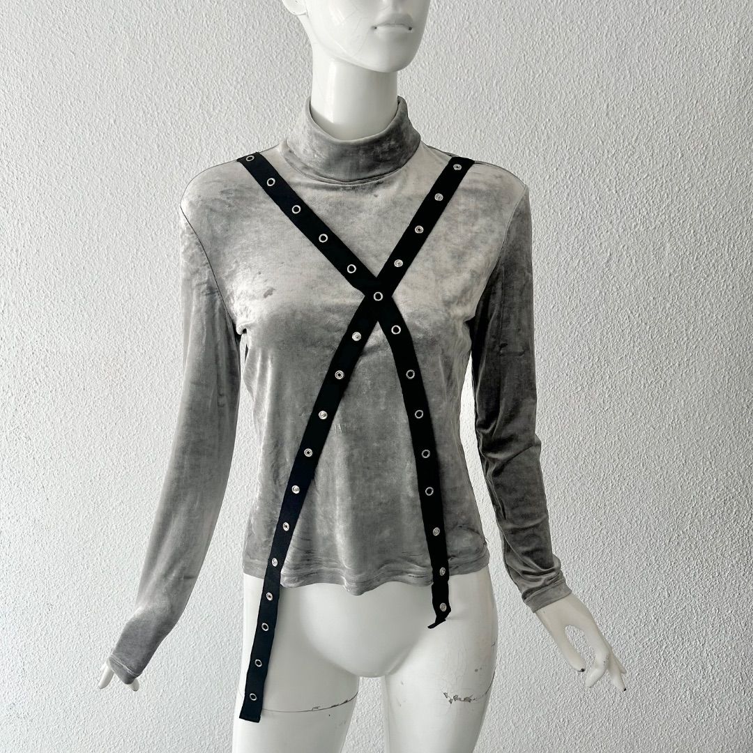 Jean Colonna bondage turtleneck top by JEAN COLONNA in size S from TOPS category