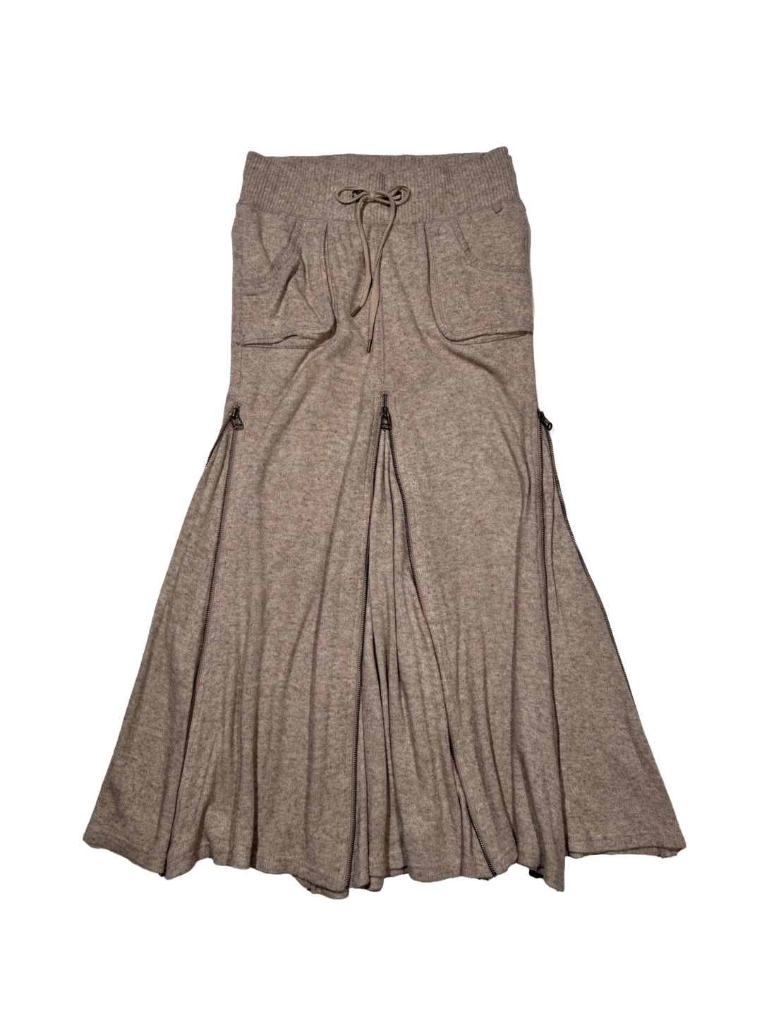 Goa Multi Zip Wool Skirt by Goa in size ONE SIZE from SKIRTS category