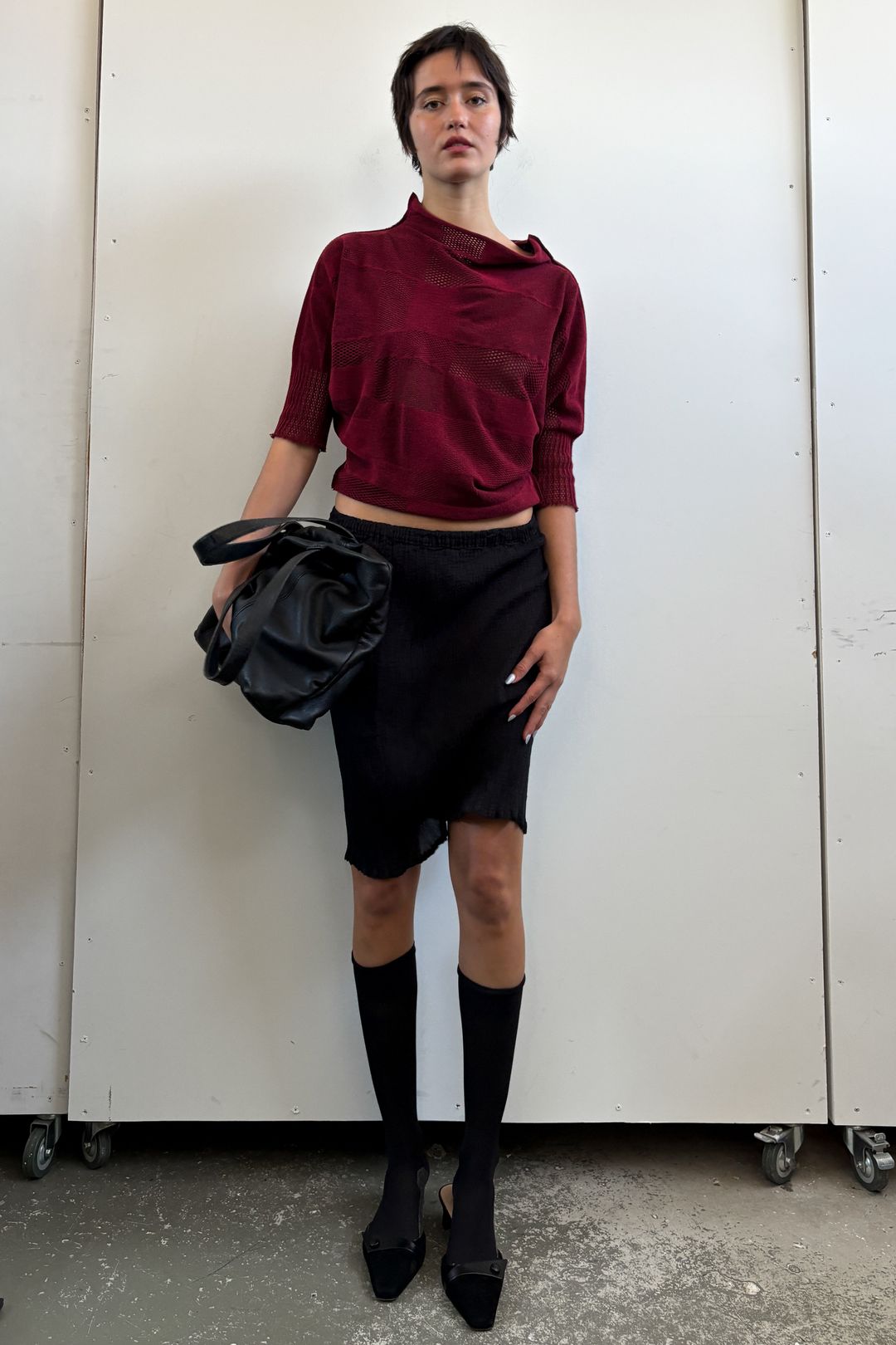 MICRO PLEAT SKIRT by ISSEY MIYAKE in size M from SKIRTS category