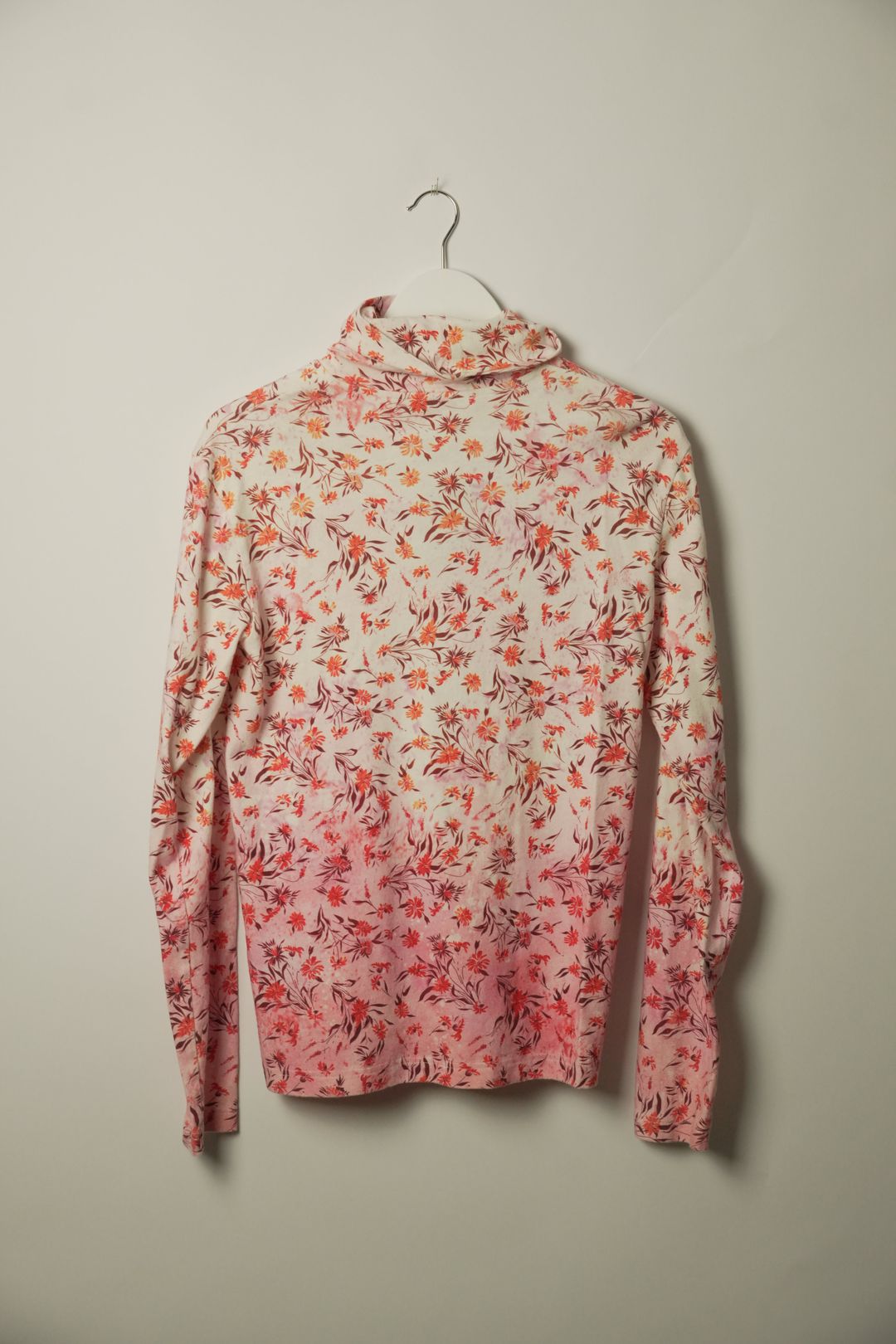 Acne Studios Floral Turtleneck LS Ombre Top by ACNE STUDIOS in size S from TOPS category