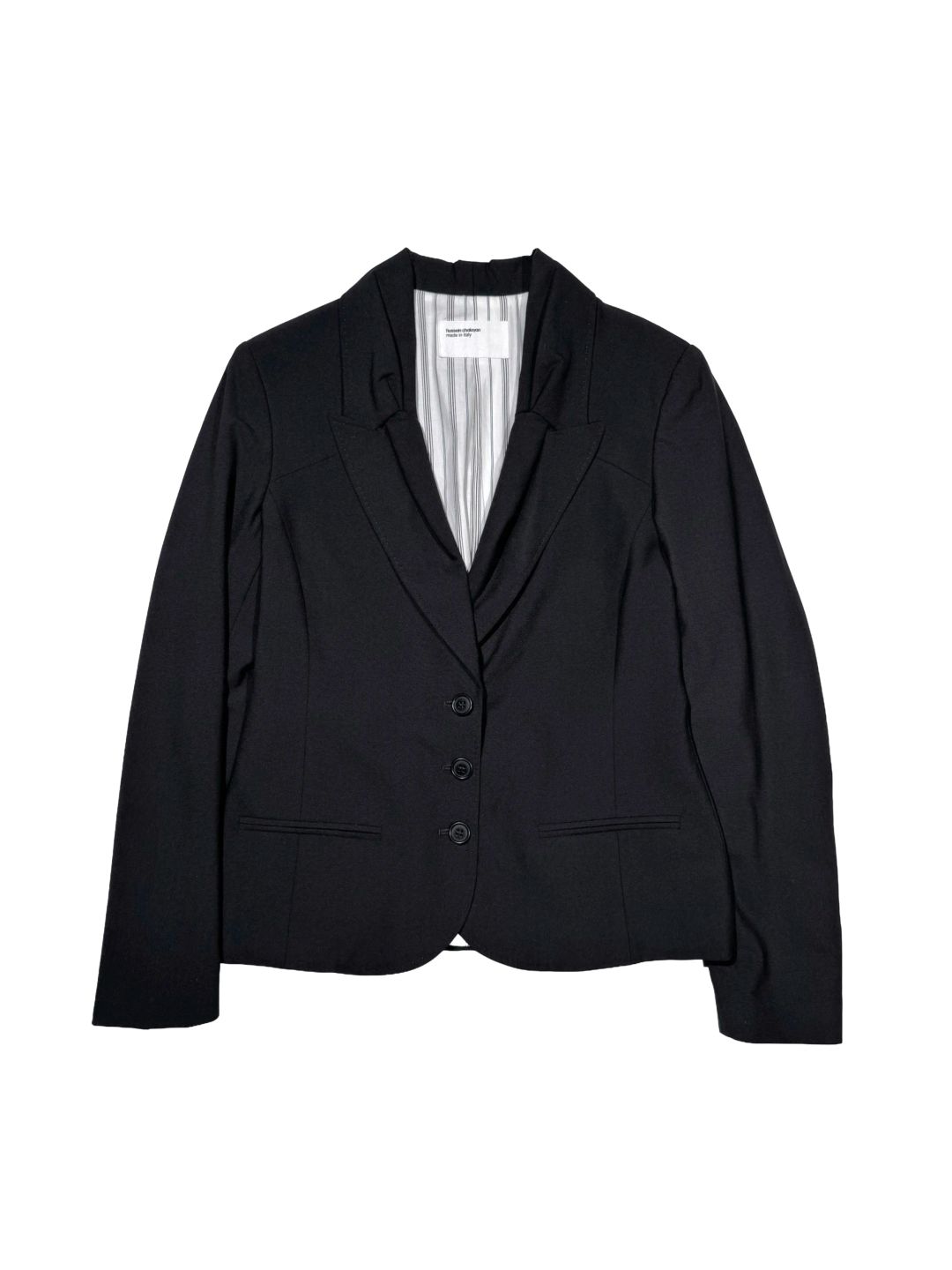 Hussein Chalayan Twisted Lapel Blazer by Hussein Chalayan in size IT 46 from COATS & JACKETS category