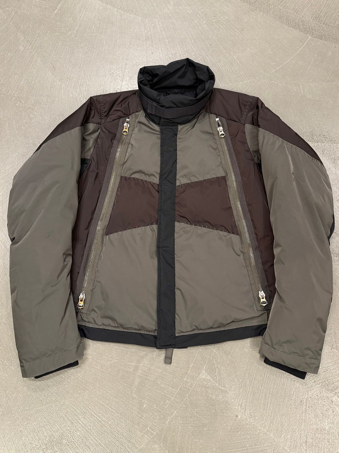 A/W2007 Marithe Francois Girbaud 5 zip puffer jacket by MARITHE AND FRANCOIS GIRBAUD in size ONE SIZE from COATS & JACKETS category