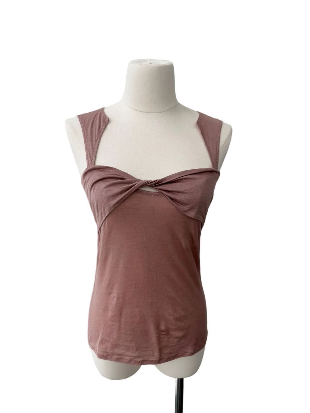 GUCCI BY TOM FORD S/S 2003 DUSTY PINK CUT OUT TOP by GUCCI in size S from TOPS category