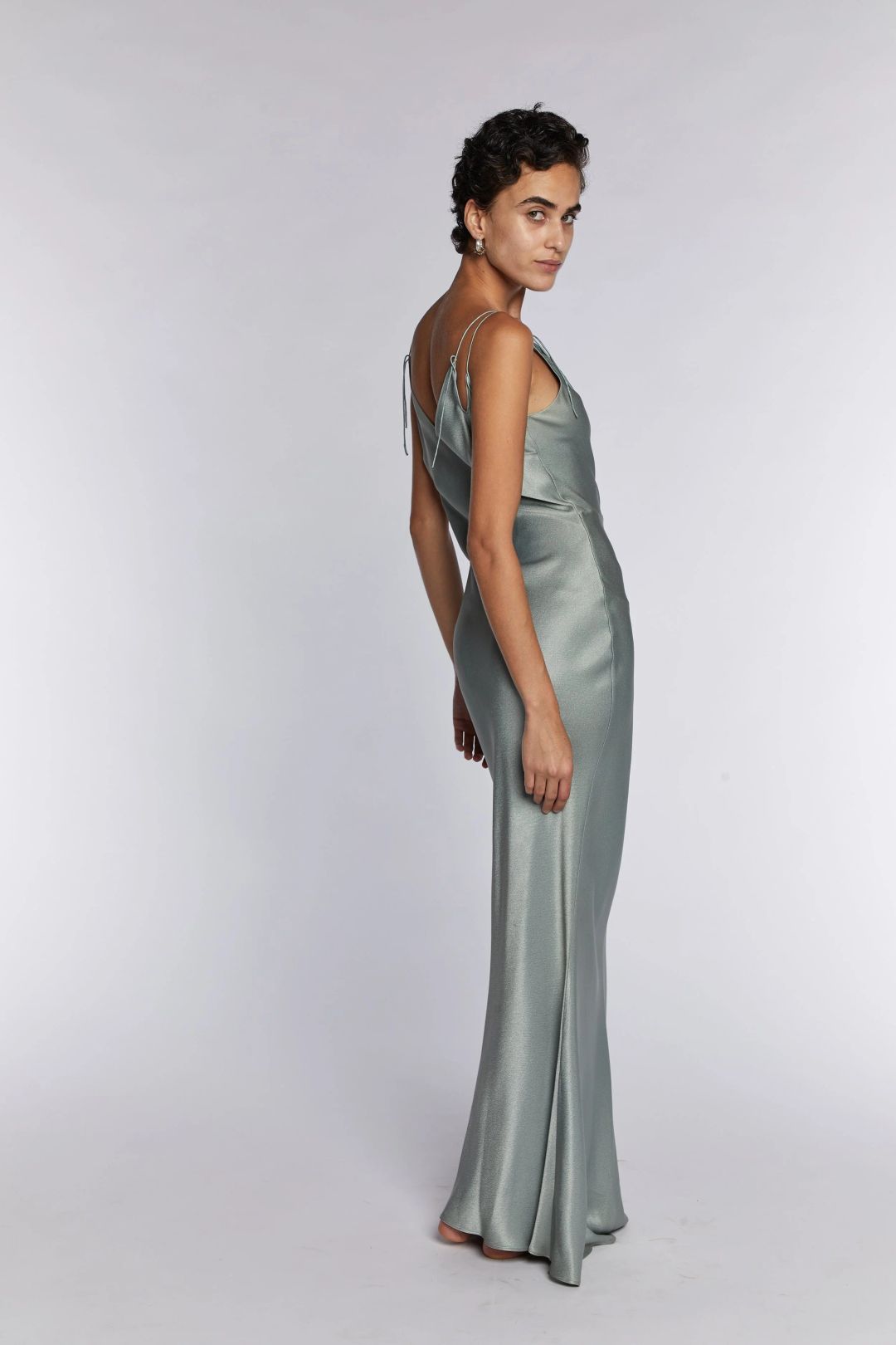 John Galliano Ice Blue Slip Dress S/S 2000 by JOHN GALLIANO in size FR 40 from DRESSES category
