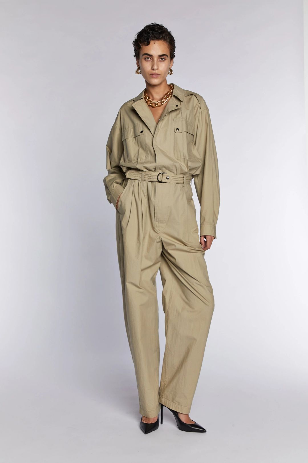 Issey Miyake Men Cotton Jumpsuit 1970s by ISSEY MIYAKE in size M from JUMPSUITS & PLAYSUITS category