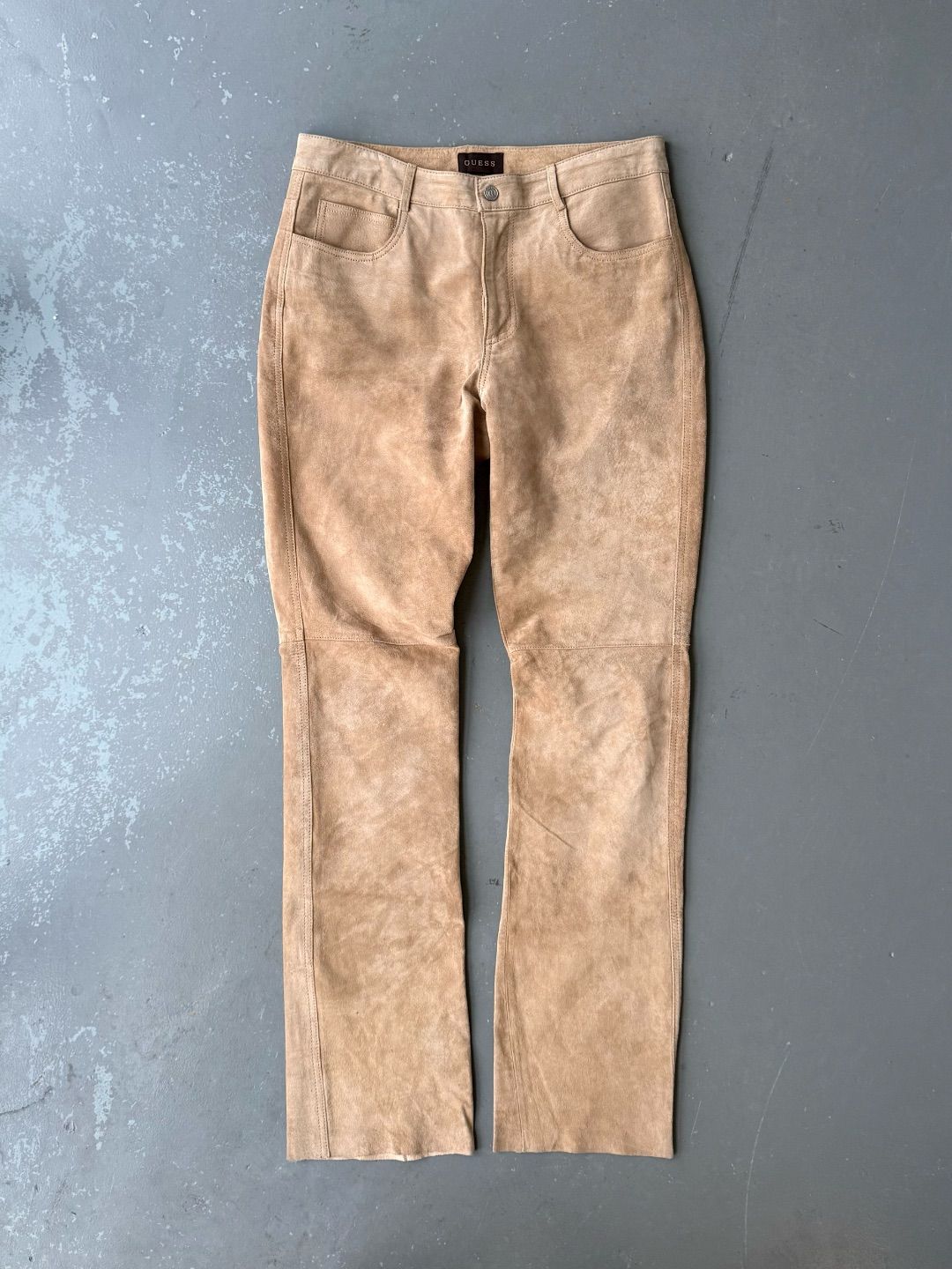 GUESS SUEDE TROUSERS by GUESS in size S from TROUSERS category