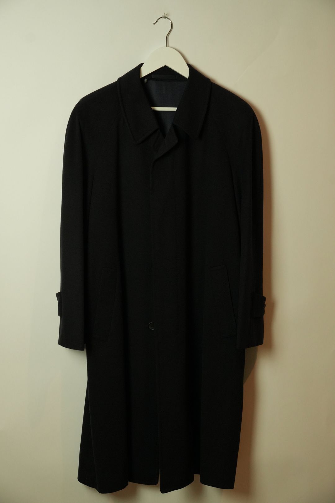 Nina Ricci Mens Black Cashmere Wool Coat by NINA RICCI in size M from COATS & JACKETS category