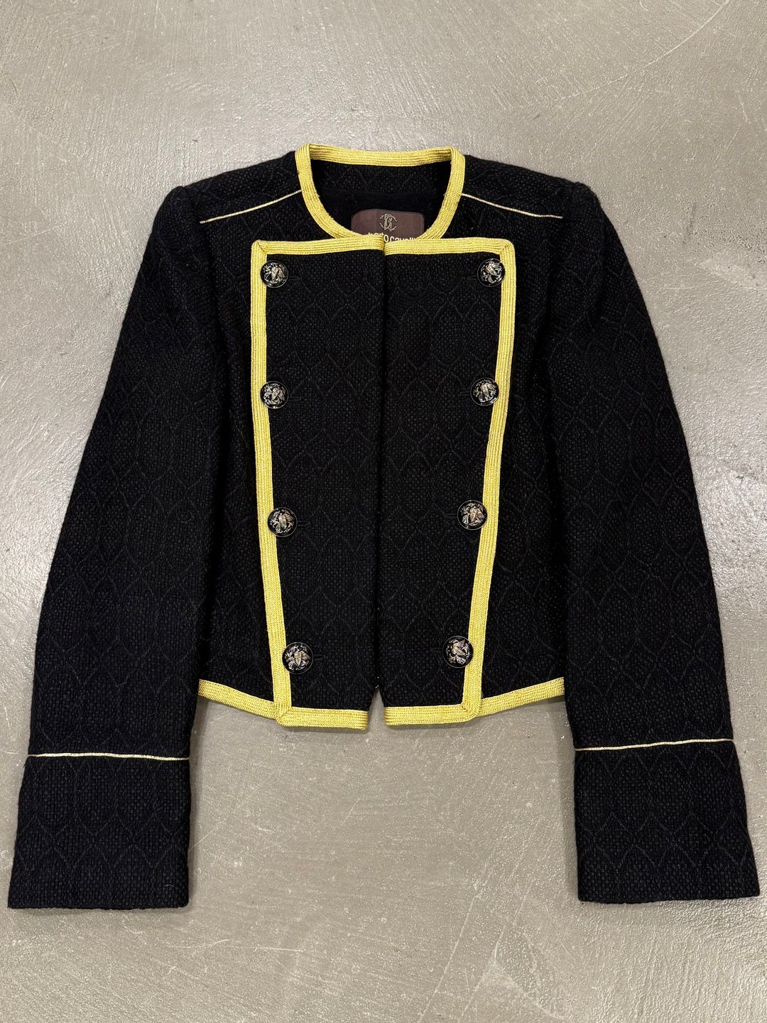 2016 Roberto Cavalli napoleon jacket by ROBERTO CAVALLI in size EU 40 from COATS & JACKETS category