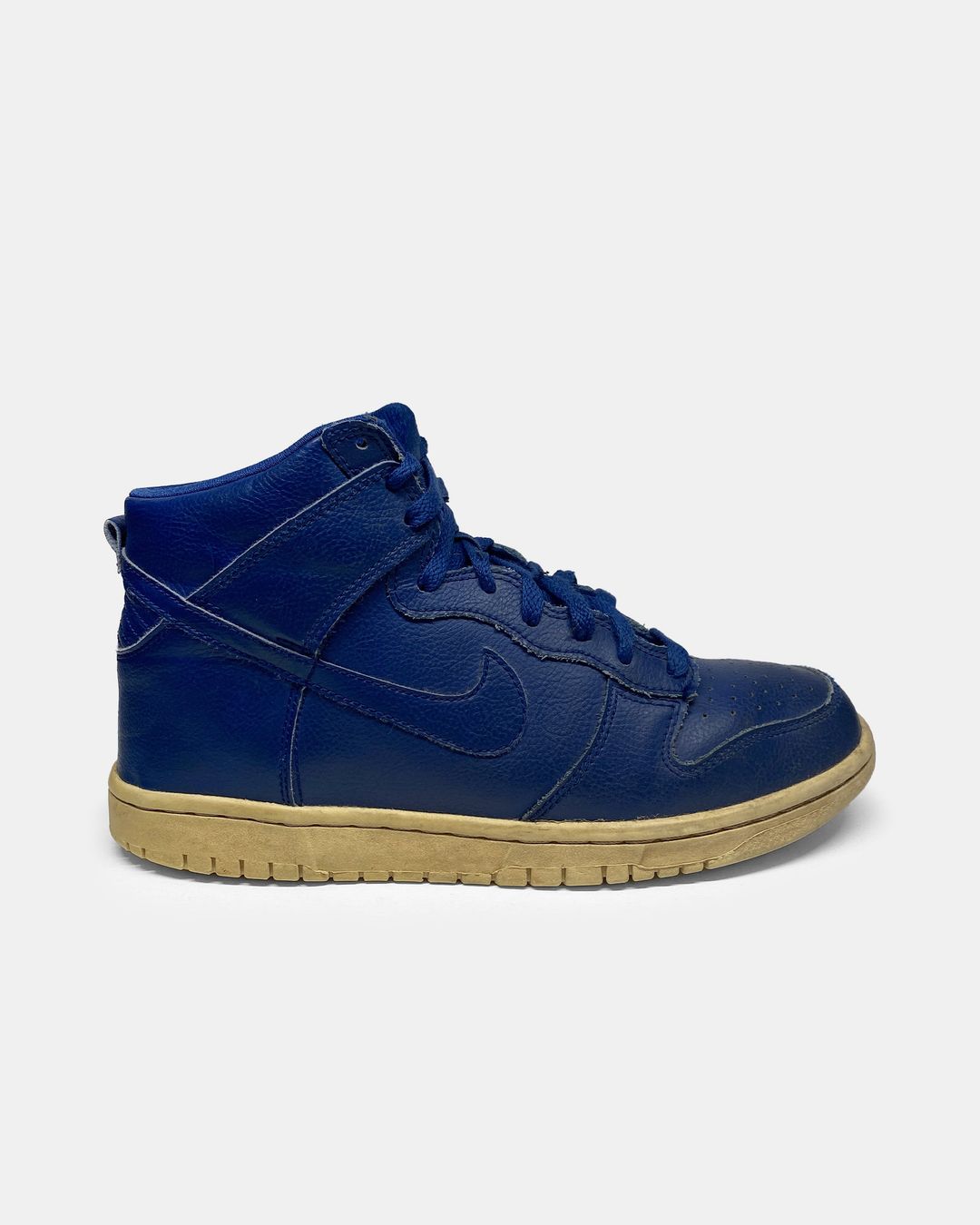 Nike 2016 Dunk High GS Solid Sneaker Solid Blue by Nike in size EU 40 from SHOES category