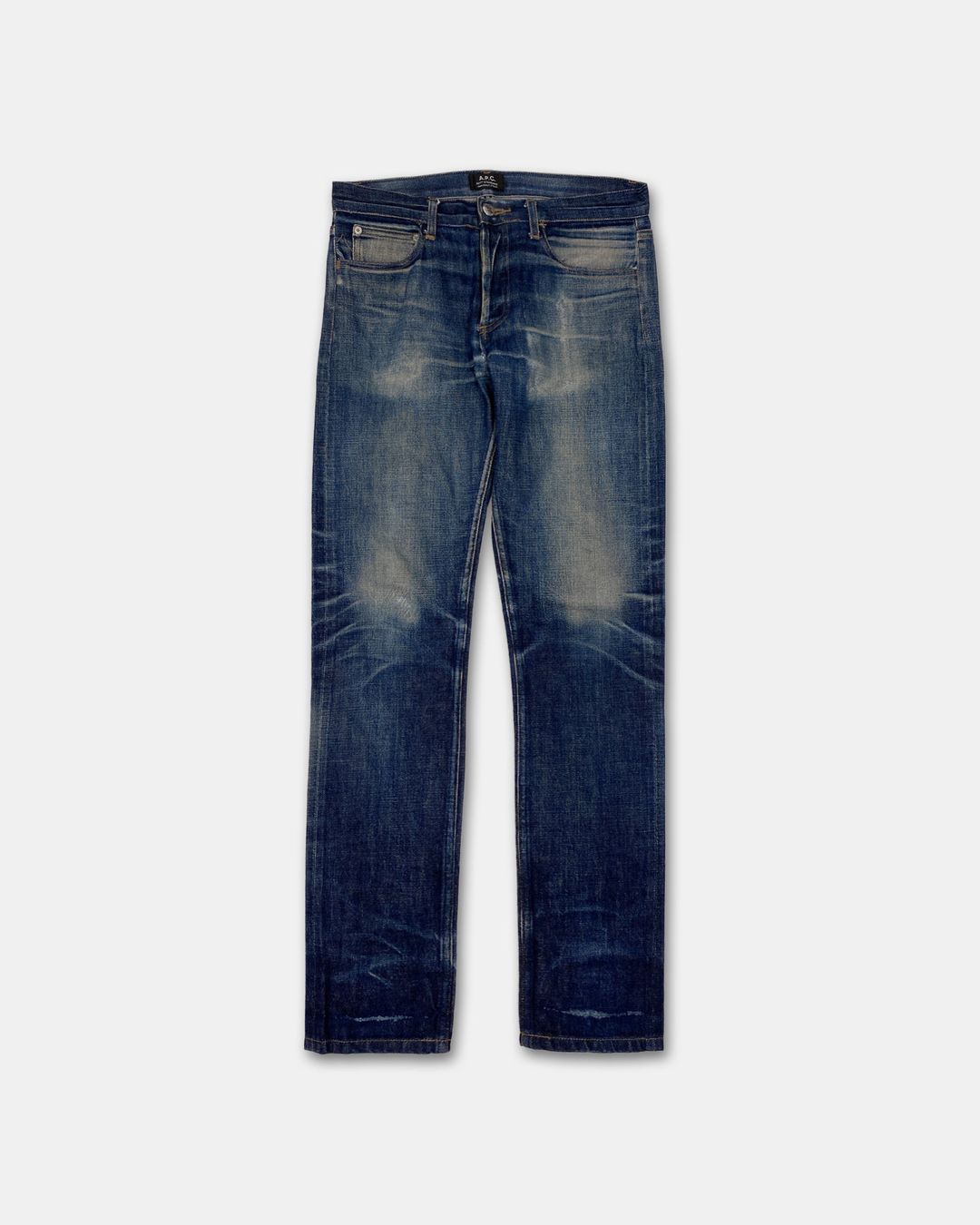A.P.C. 2000s Honeycomb Petit Standard Selvedge Denim Blue by A.P.C. in size W29 from DENIM category