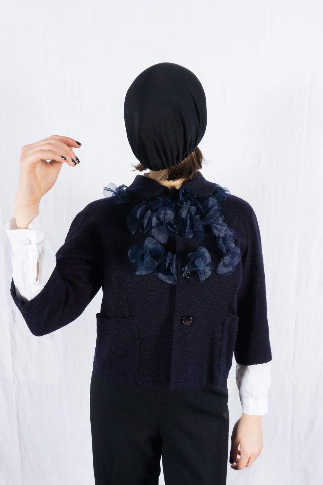 robe de chambre Comme des Garçons A/W 1999 cropped coat by COMME DES GARÇONS in size M from COATS & JACKETS category