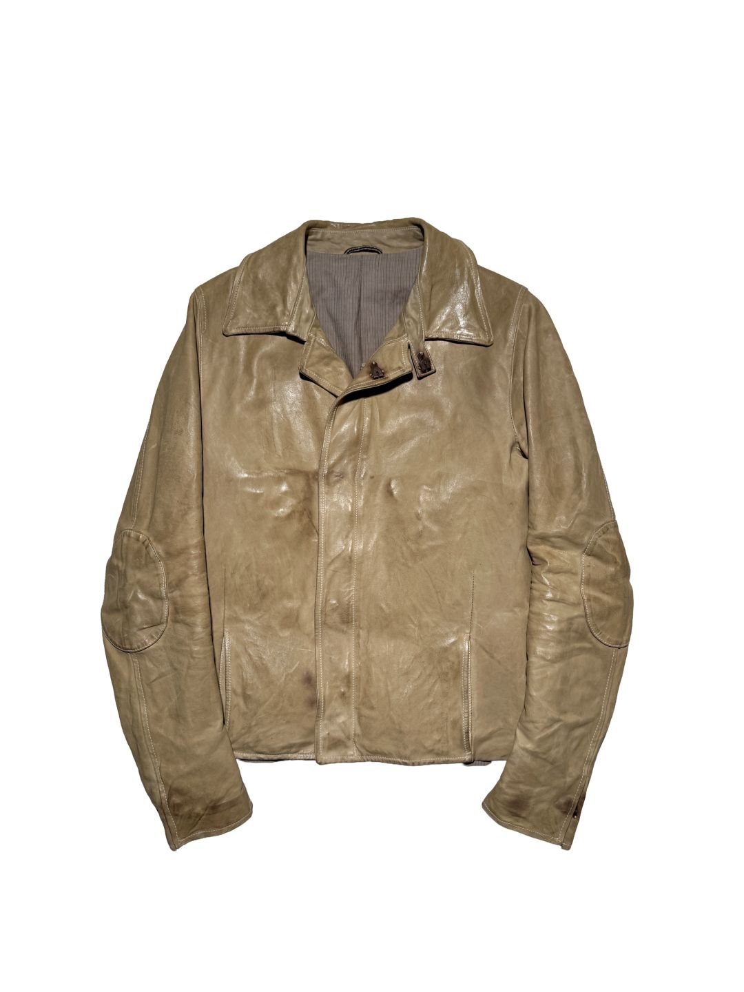 Carol Christian Poell SS 2005 Dispossesed Scarstitch Leather Jacket by Carol Christian Poell in size IT 52 from COATS & JACKETS category