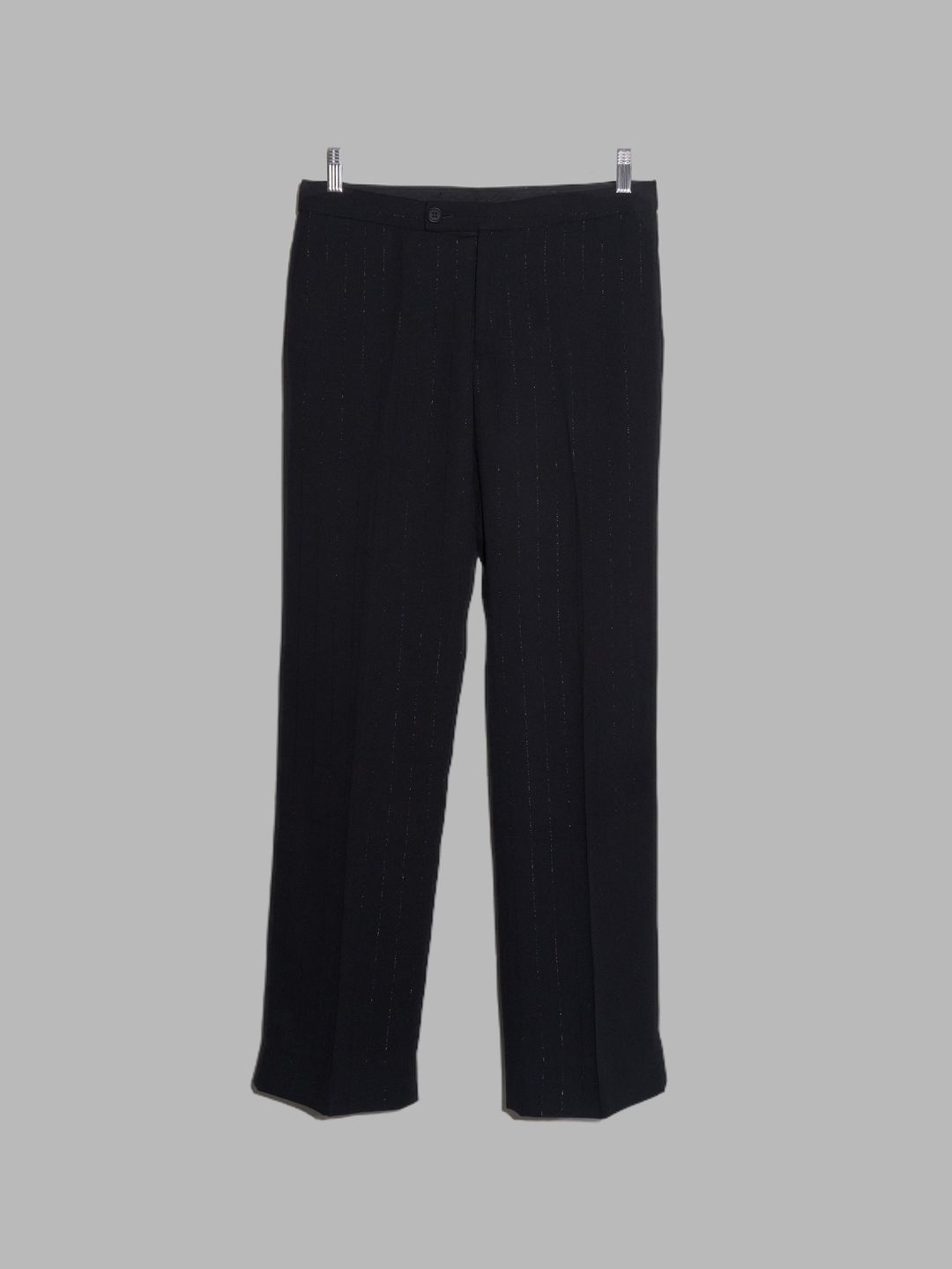 Jean Colonna black polyester trousers with lamé stripe - size 40 by Jean Colonna in size IT 40 from TROUSERS category