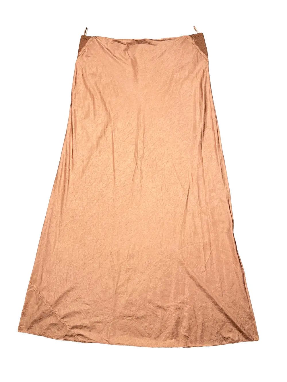Copper Maxi Slip Skirt by JEAN PAUL GAULTIER in size IT 44 from SKIRTS category