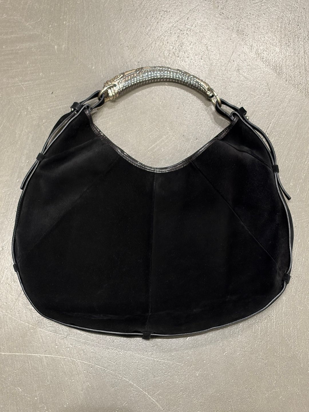 2002 Yves Saint Laurent Mombasa suede bag by YVES SAINT LAURENT in size ONE SIZE from BAGS category