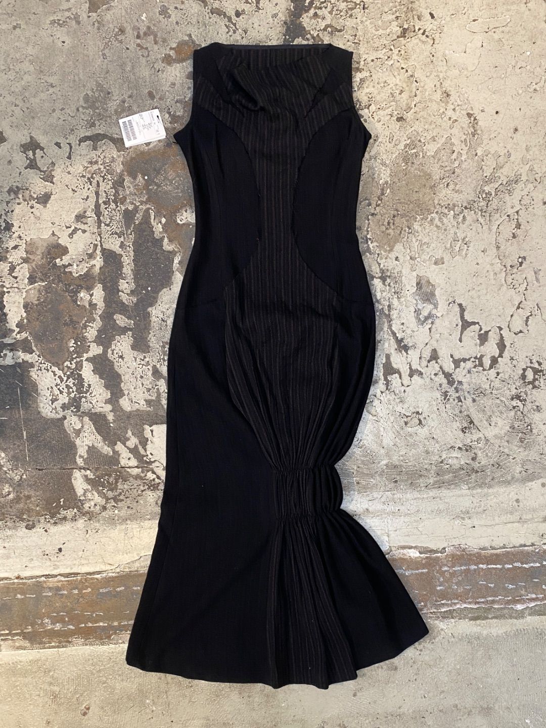 Atsuro Tayama F/W2002 Wool Panelled Long Dress by ATSURO TAYAMA in size M from DRESSES category